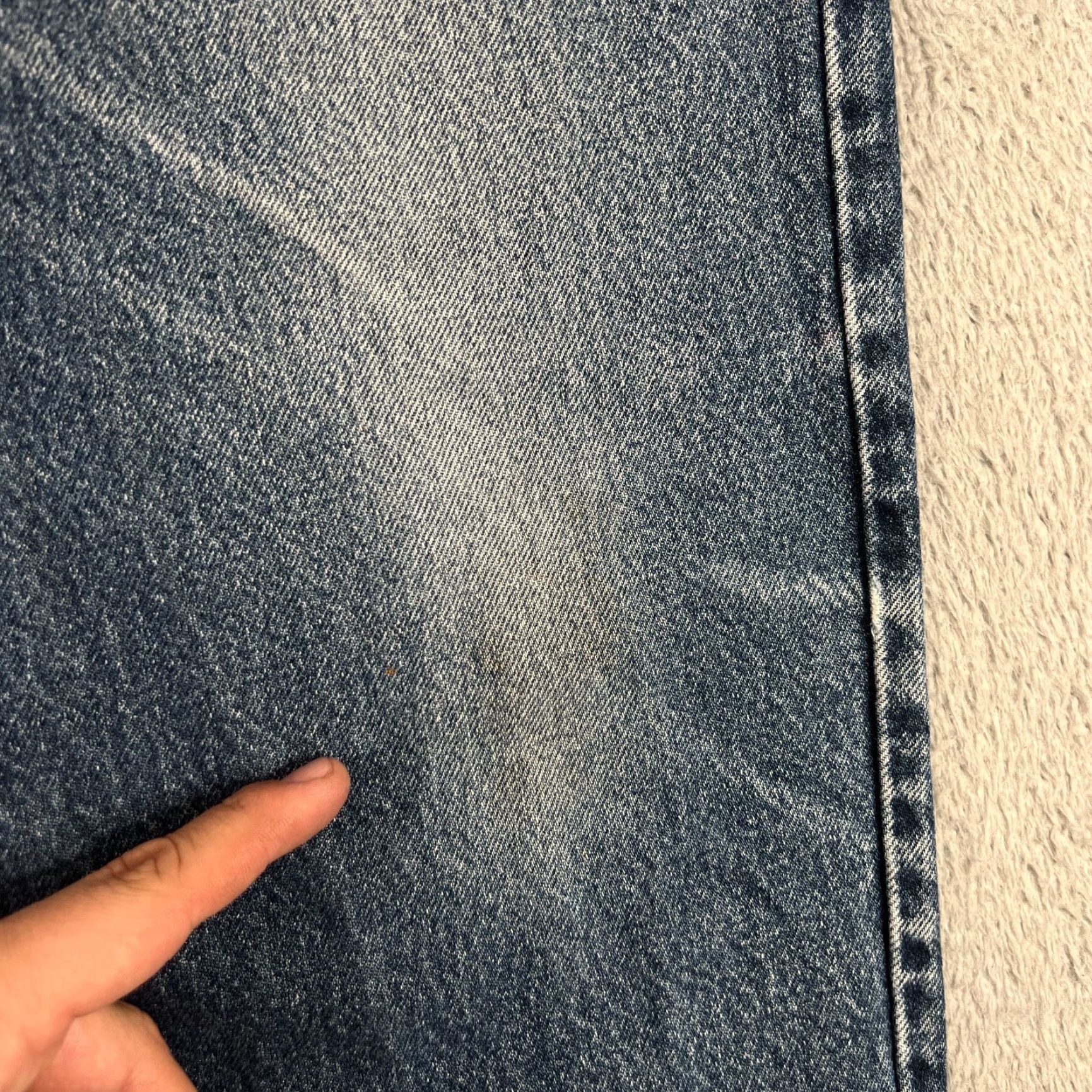 Levi's Levi's 550 Relaxed Fit Jeans Men 34x30 Blue Denim Grunge Casual Wide-Leg Size US 34 / EU 50 - 2 Thumbnail