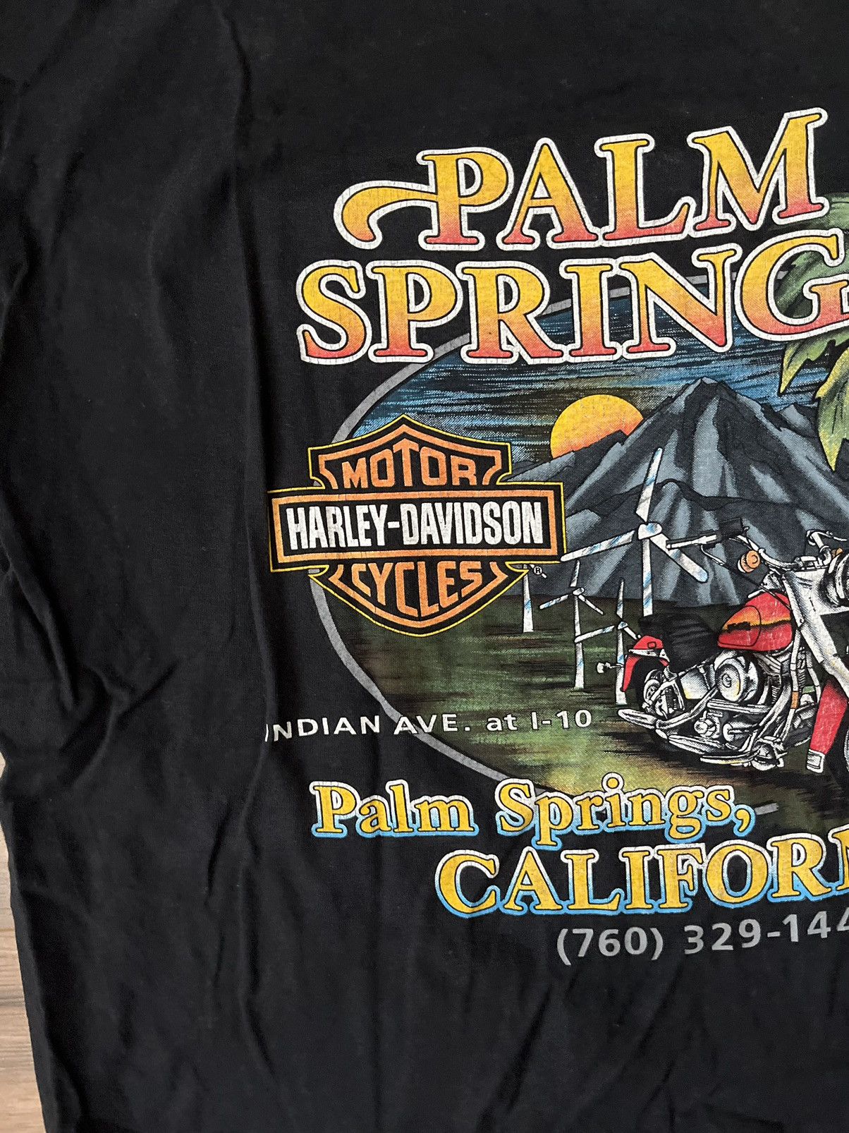 Harley Davidson × Vintage Harley Davidson Palm Springs Vintage Tee Size US XL / EU 56 / 4 - 17 Thumbnail
