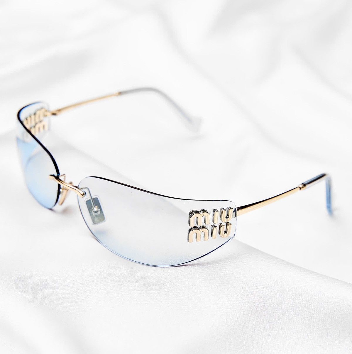 Miu Miu MIU MIU 0MU A51S ZVN10P SUNGLASSES Size ONE SIZE - 2 Thumbnail