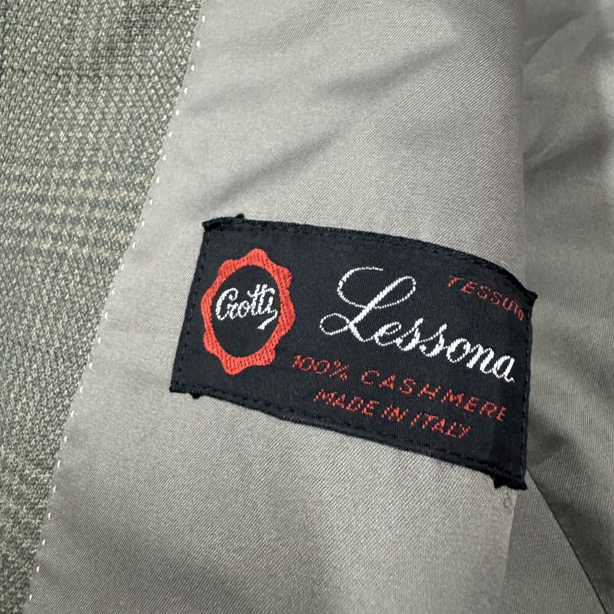 Pierre Balmain Pirre Balmain Lessona Casheme Special Custom Tartan Blazer Size 38R - 17 Thumbnail