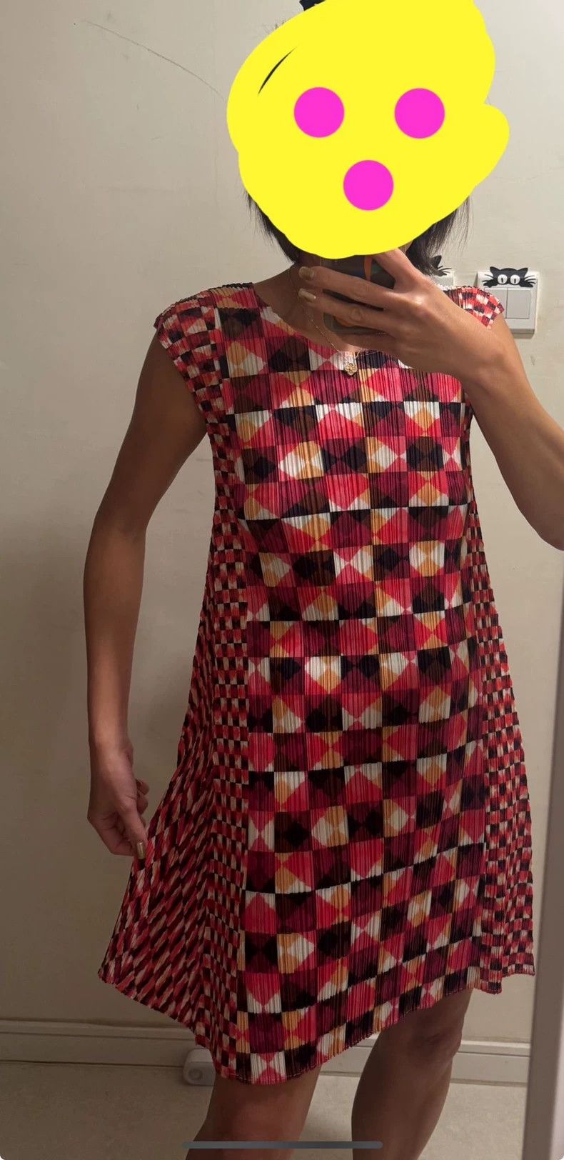 Issey Miyake Issey Miyake size:3 Mosaic dress Size S / US 4 / IT 40 - 3 Thumbnail