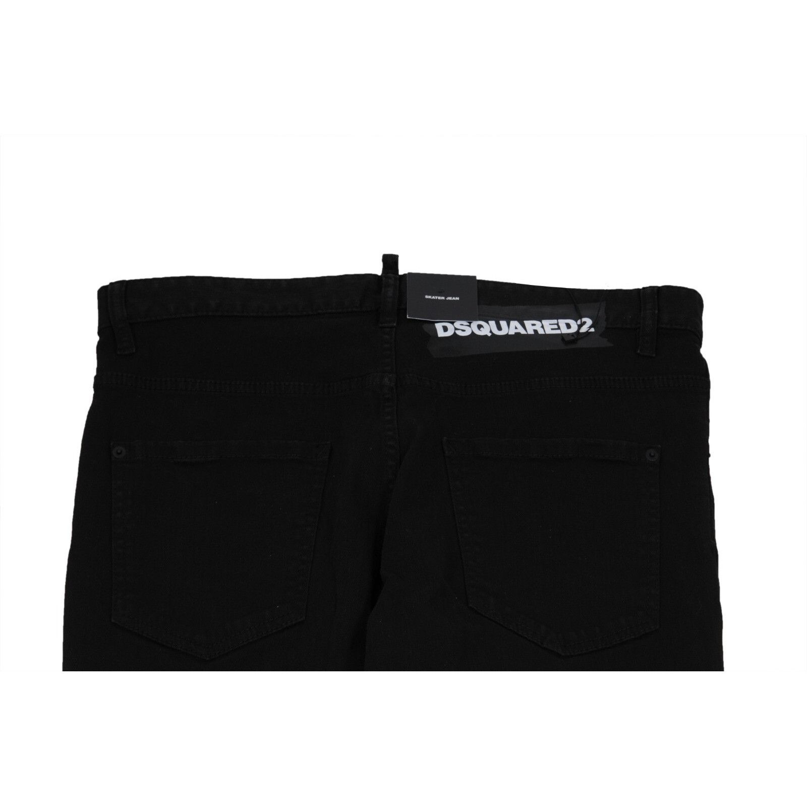 Dsquared2 Skater Jean US 33-34 IT 52 Black Size US 33 - 7 Thumbnail