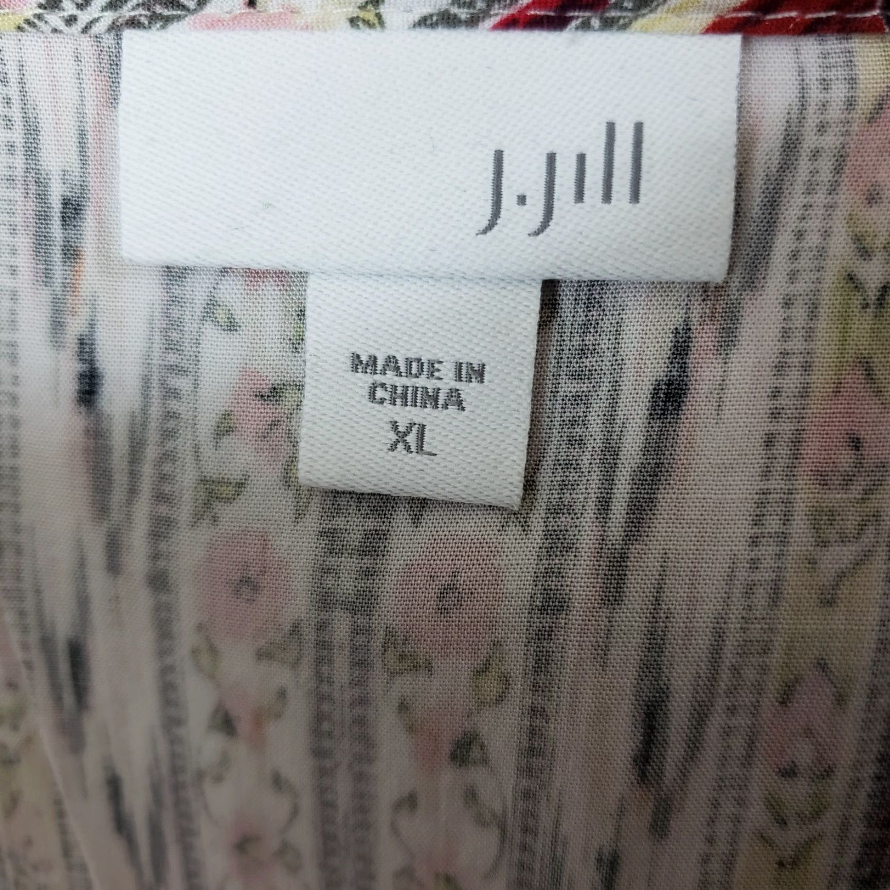 J. Jill J. Jill Womens Top Blouse XL Pink Floral Long Sleeve Rayon Boat Neck Shirt Womens XL Pink Floral Long Sleeve Rayon J. Jill Top Size XL / US 12-14 / IT 48-50 - 5 Thumbnail