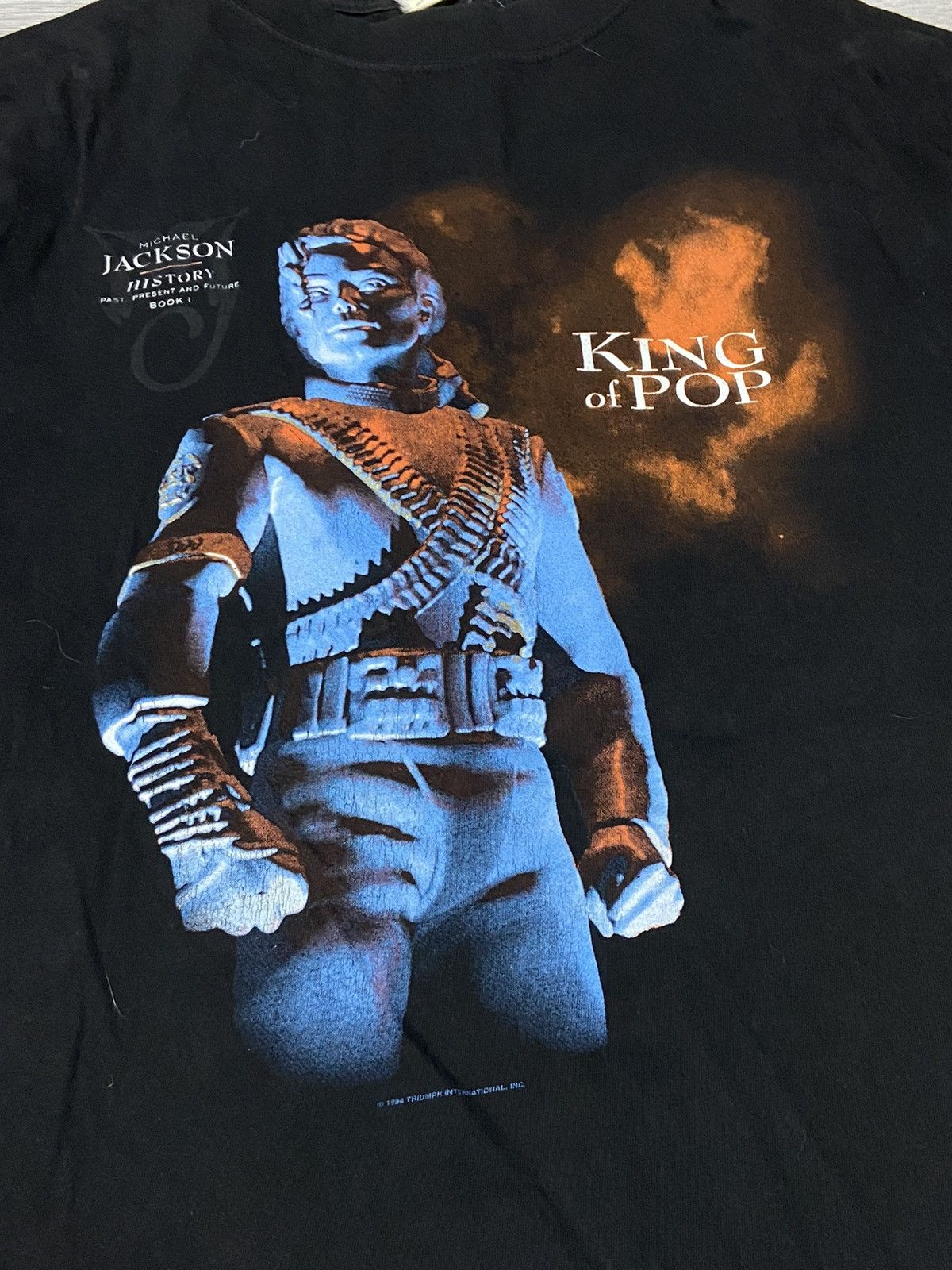 Michael Jackson Michael Jackson 1994 King of pop vintage t-shirt Size US XL / EU 56 / 4 - 3 Thumbnail