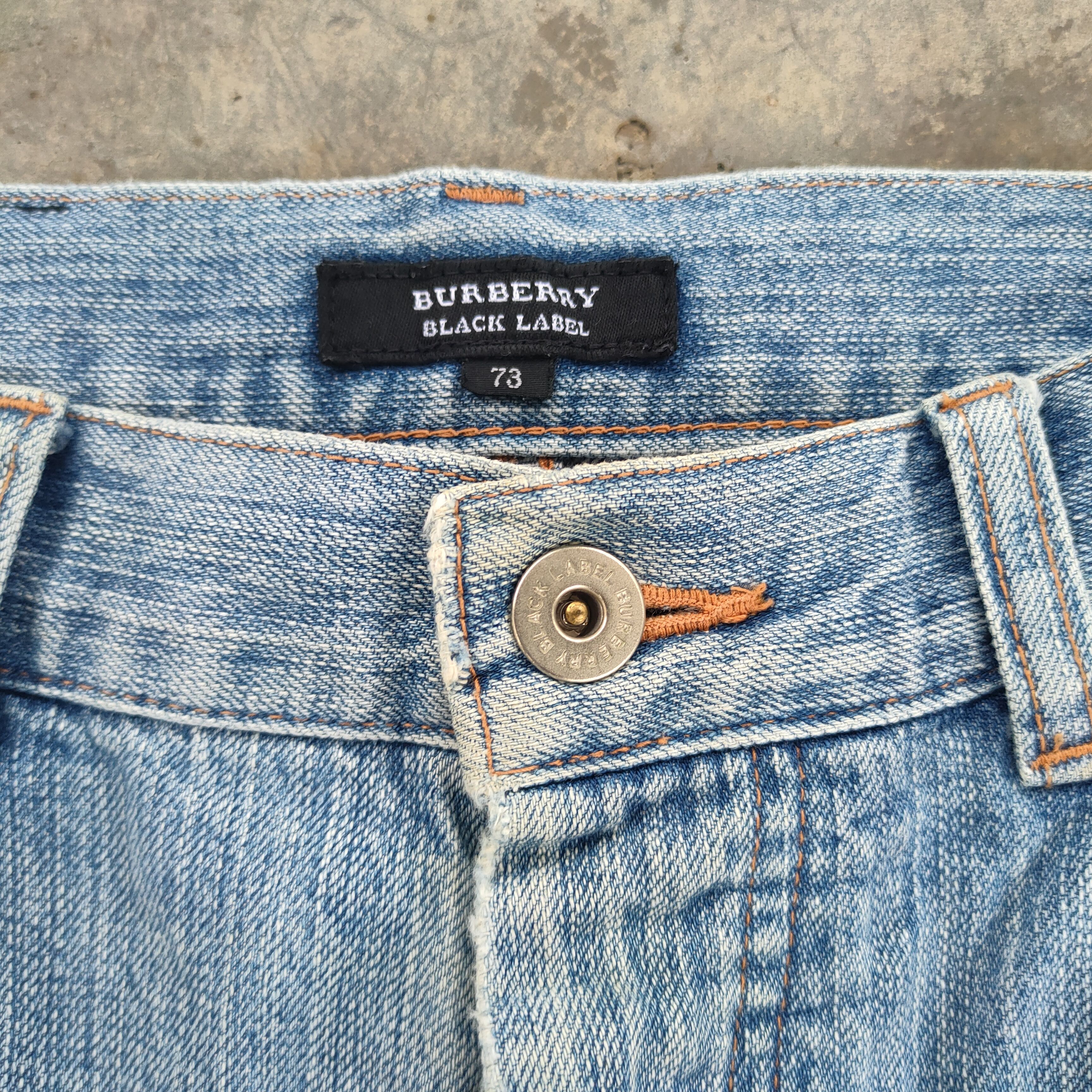 Black Label × Burberry × Jean VINTAGE BURBERRY BLACK JEANS DISTRESSED DENIM JEANS PANTS Size US 31 - 6 Thumbnail