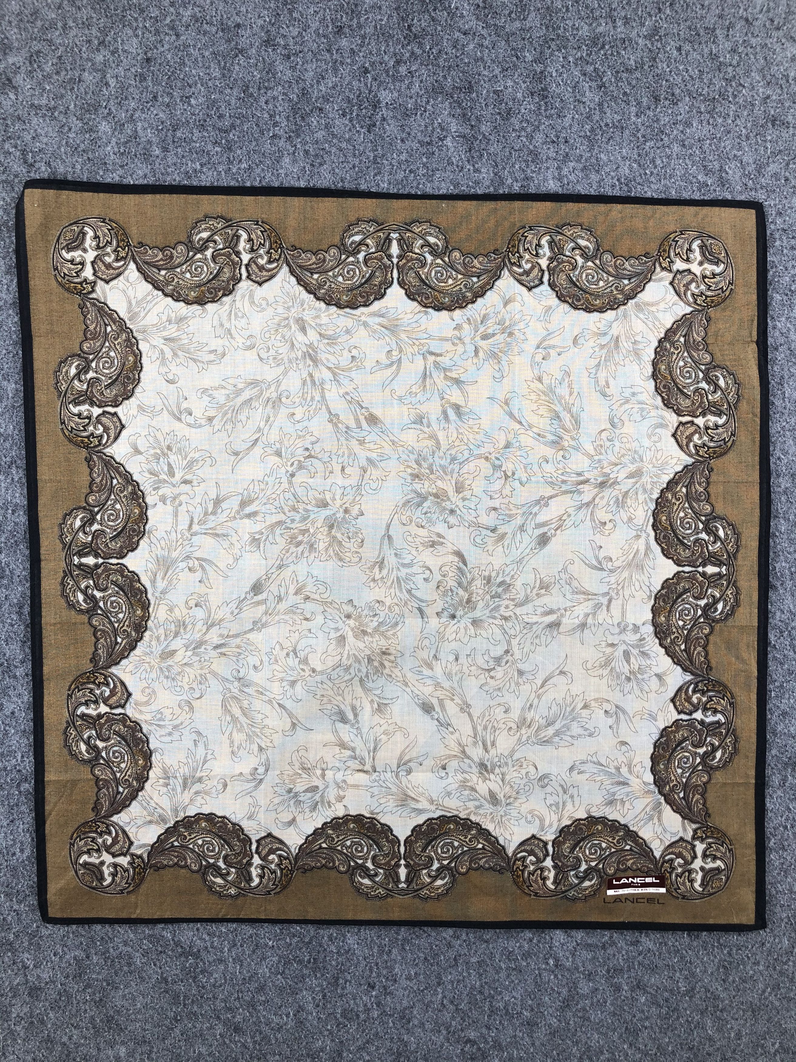 Lancel × Vintage Lancel Paislee Handkerchief / Bandana / Neckerchief Size ONE SIZE - 3 Thumbnail
