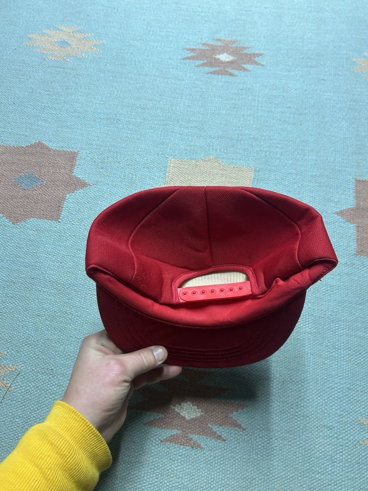 Vintage 80s SnapBack hat Premarc concrete construction USA full foam Size ONE SIZE - 4 Thumbnail