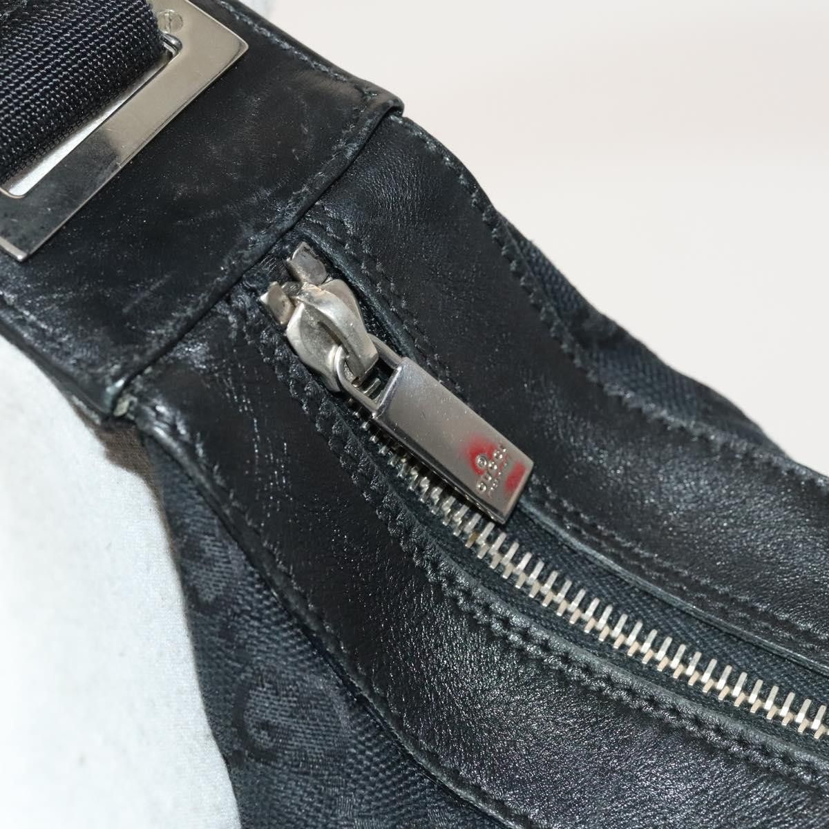 Gucci GUCCI GG Canvas Shoulder Bag Black Silver 019 019 Size ONE SIZE - 10 Thumbnail
