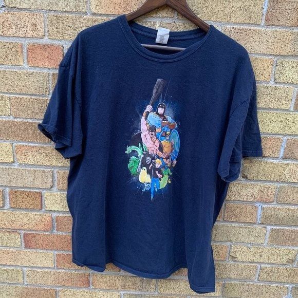 image of Vintage Hanna Barbera Tv Shows T Shirt Xl, Men's