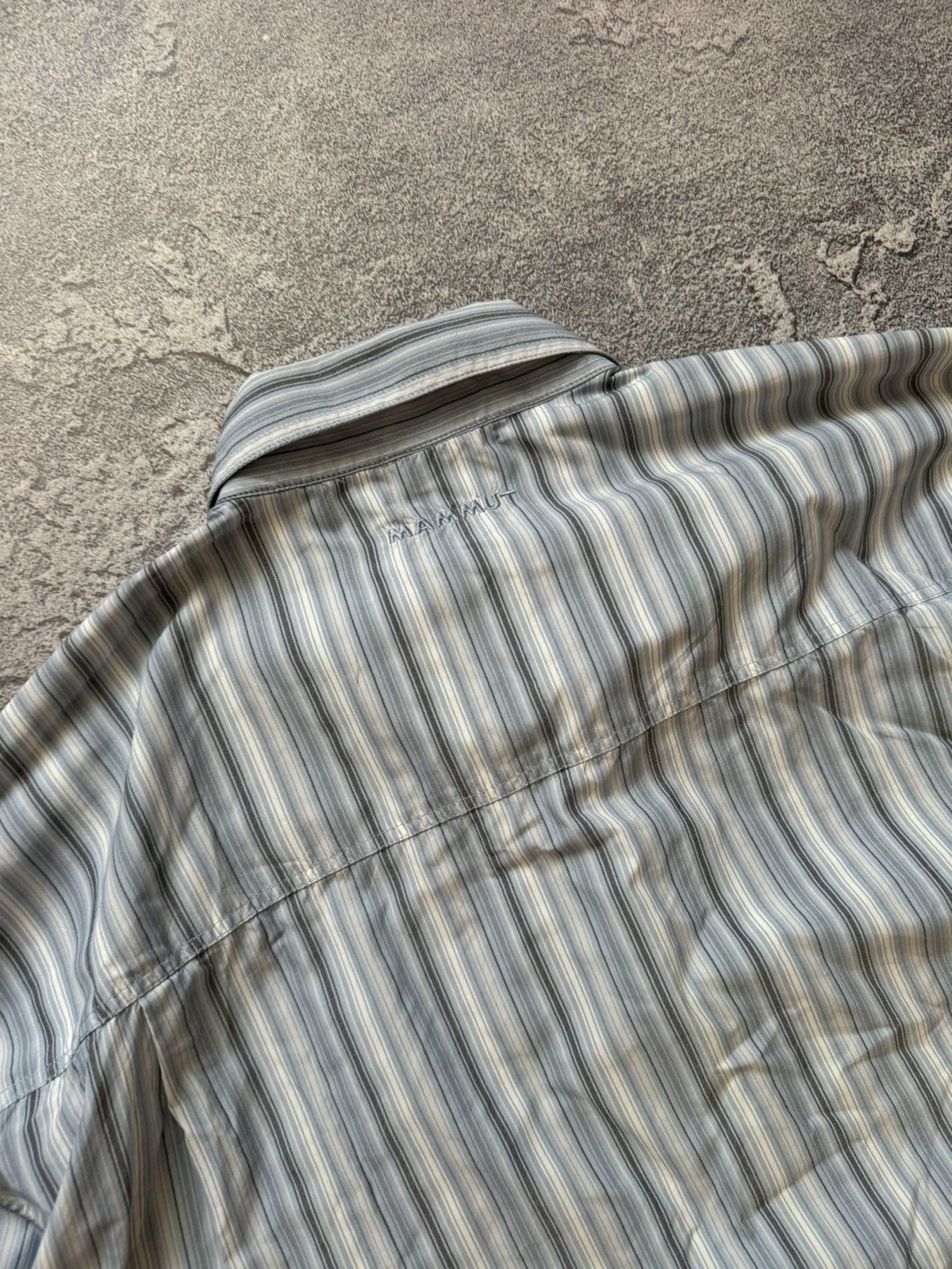 Mammut Mammut XL striped button up shirt polo tee T-shirt outdoor Size US XL / EU 56 / 4 - 12 Thumbnail