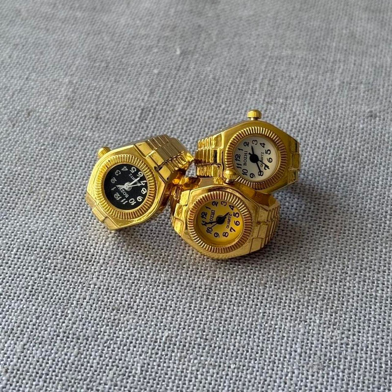 Other Unique vintage style gold ring WMNS Size ONE SIZE - 5 Thumbnail