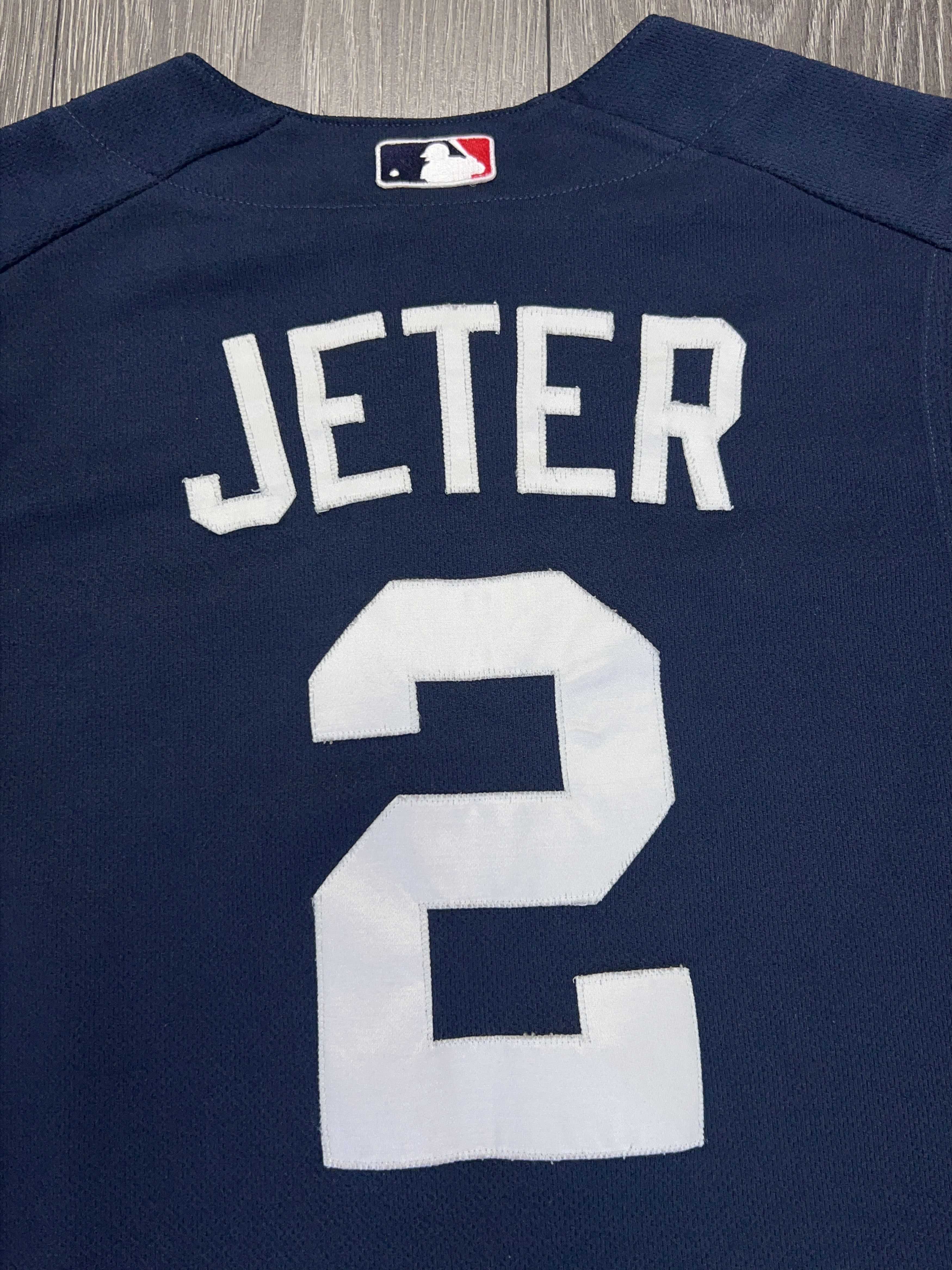 MLB Vintage New York Yankees #2 JETER Baseball Shirt Jersey M Size US M / EU 48-50 / 2 - 10 Thumbnail