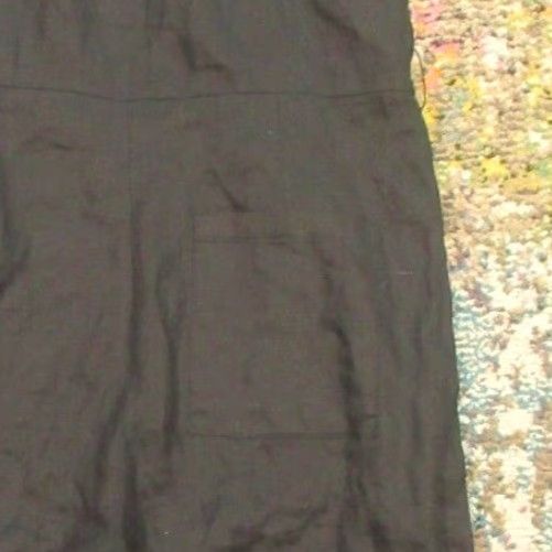 Everlane Everlane Linen Square Neck Jumpsuit Womens 2 Black Crop Sleeveless One-Piece Bohemian Modern Jumpsuit Womens Size XS / US 0-2 / IT 36-38 - 5 Thumbnail