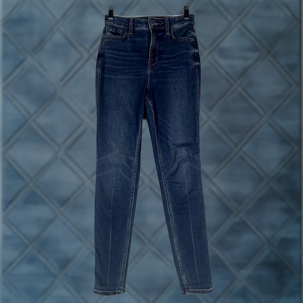 Old Navy VINTAGE? Old Navy Higher High-Rise Rockstar Super Skinny Jeans Size 2 Womens 360 Stretch Size 26" / US 2 / IT 38 - 1 Thumbnail