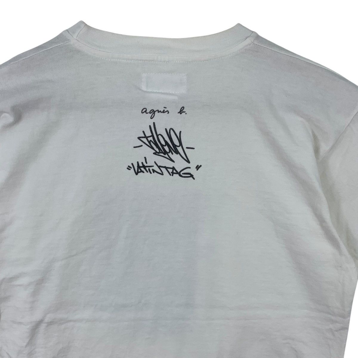 agnes b. Vintage AGNES. B PARIS Martin Wong Poem Footprints Tee Size S / US 4 / IT 40 - 5 Thumbnail