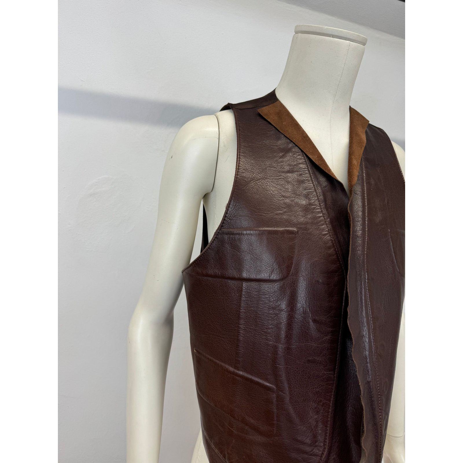 Maison Margiela A/W2001 Maison Margiela compressed leather vest Size L / US 10 / IT 46 - 5 Thumbnail