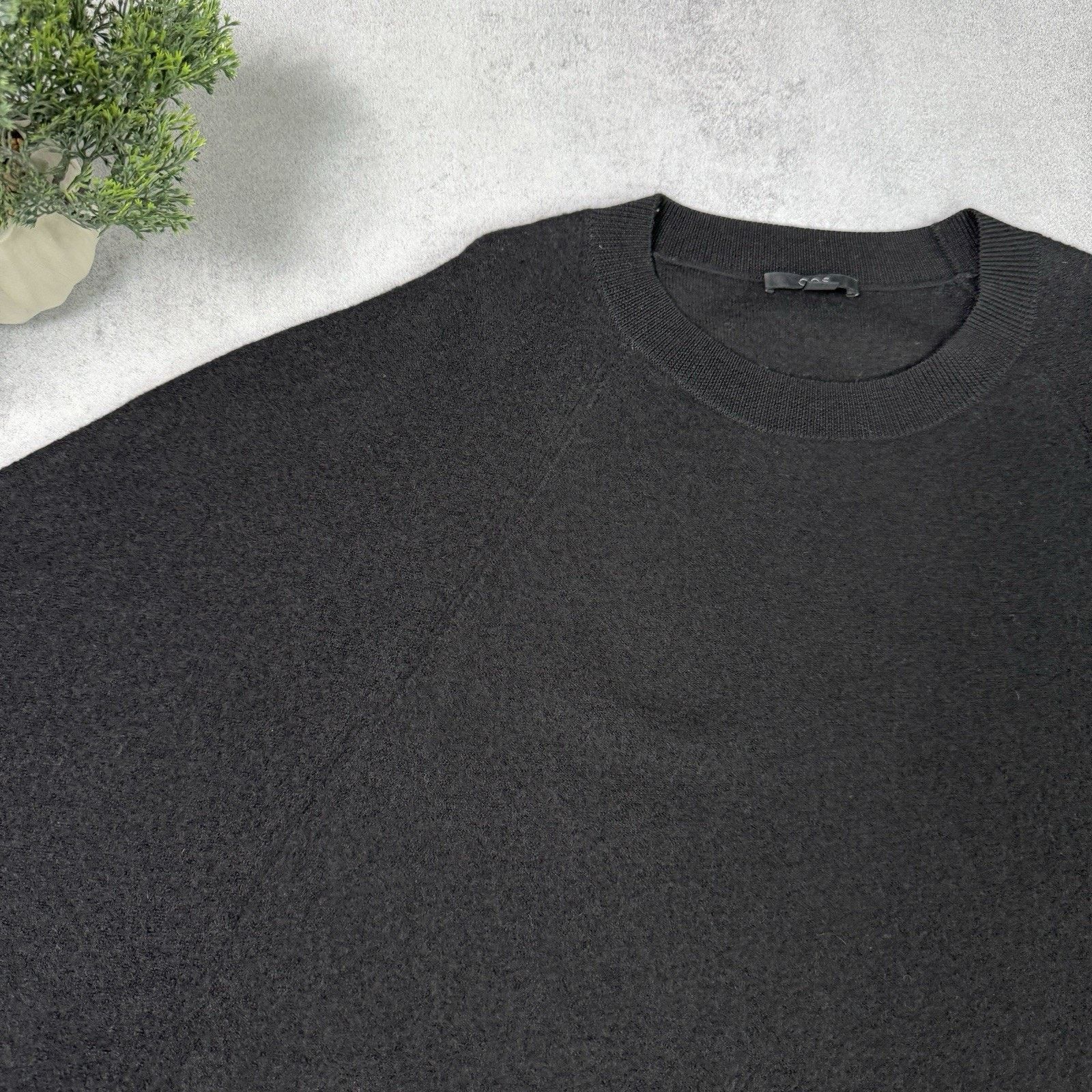 Cos Cos Oversize Wool Knit Midi Dree Black Size L Size L / US 10 / IT 46 - 3 Thumbnail