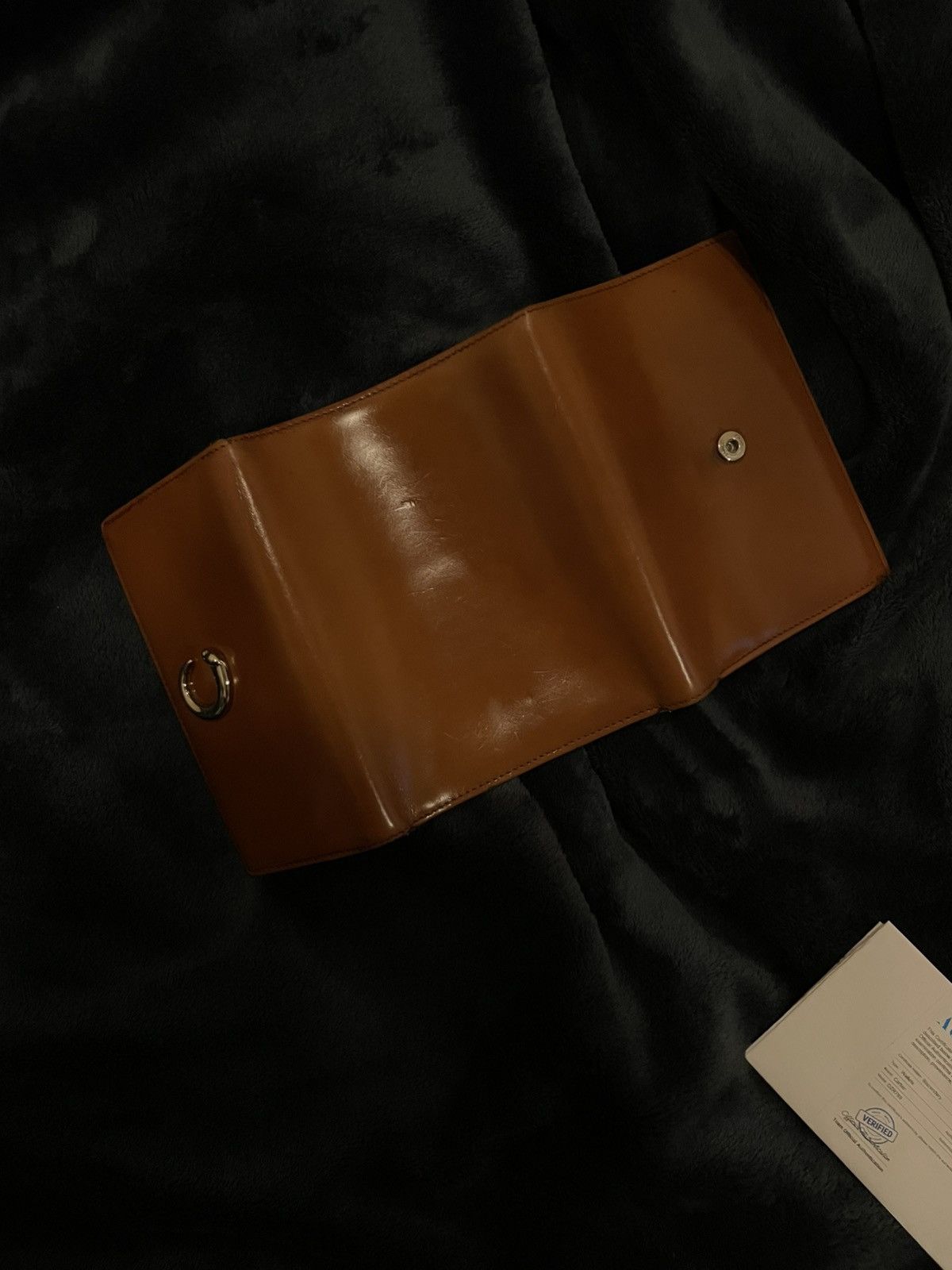 Cartier Vintage Cartier Brown Leather Wallet Size ONE SIZE - 4 Thumbnail