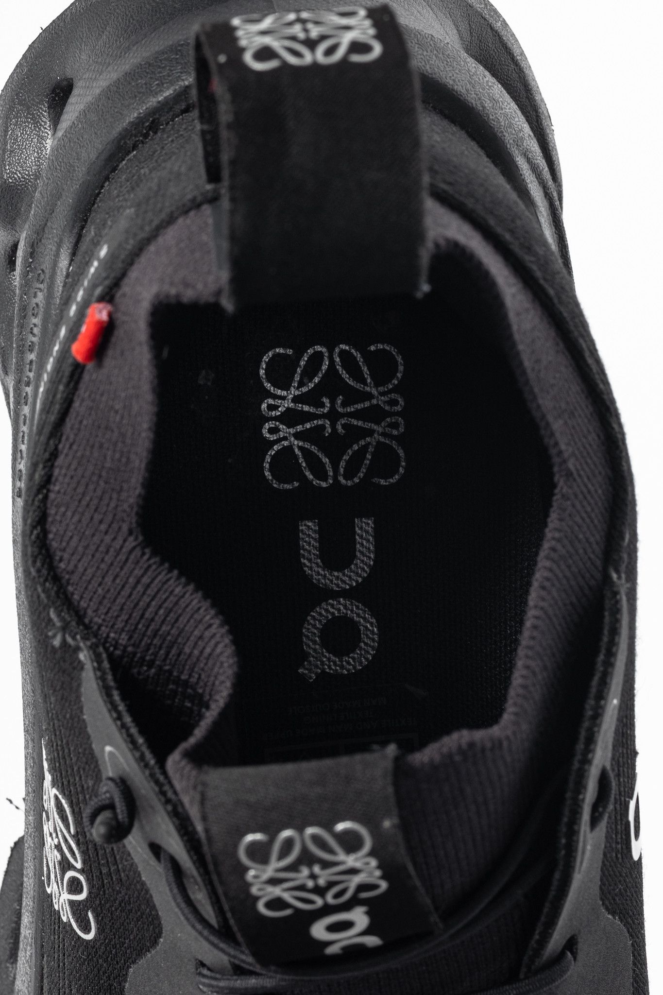 Loewe × On Loewe x ON Cloudtilt All Black Anagram Lace-Up Sneakers Size US 5 / IT 35 - 10 Thumbnail