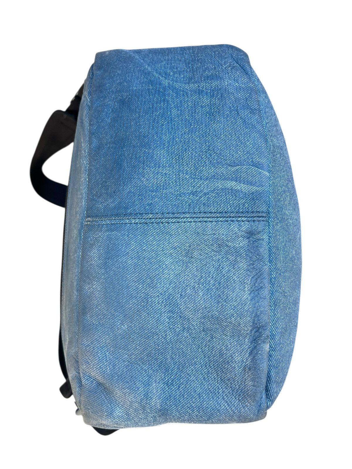 Leather DECADE Japan Patina Leather Backpack Bag Denim Design Size ONE SIZE - 17 Thumbnail