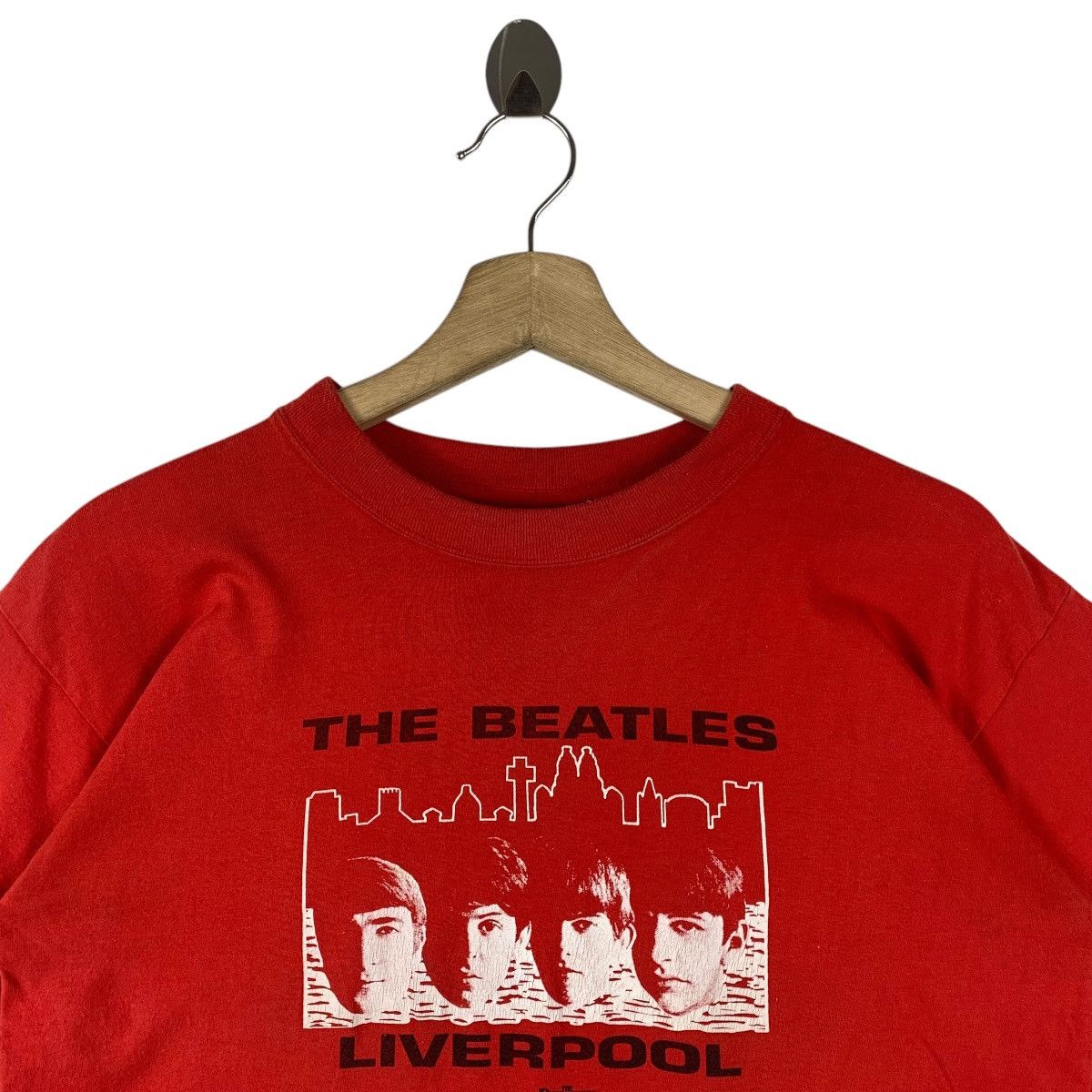 Band Tees × Vintage Vintage THE BEATLES in LIVERPOOL Line up printed band tees Size US S / EU 44-46 / 1 - 2 Thumbnail