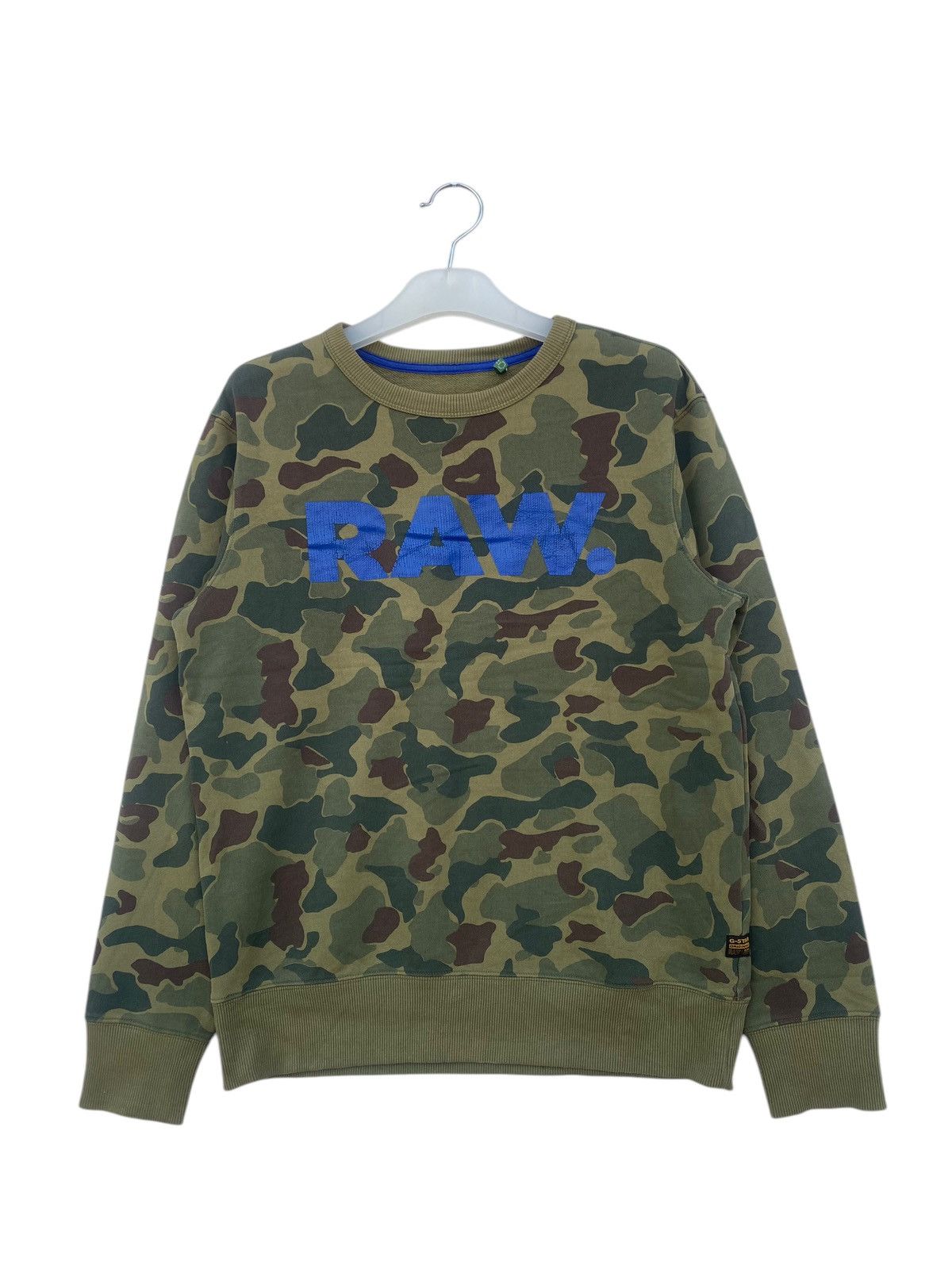 G-Star GSTAR CAMOUFLAG RAW SPELLOUT SWEATSHIRT Size US M / EU 48-50 / 2 - 1 Thumbnail