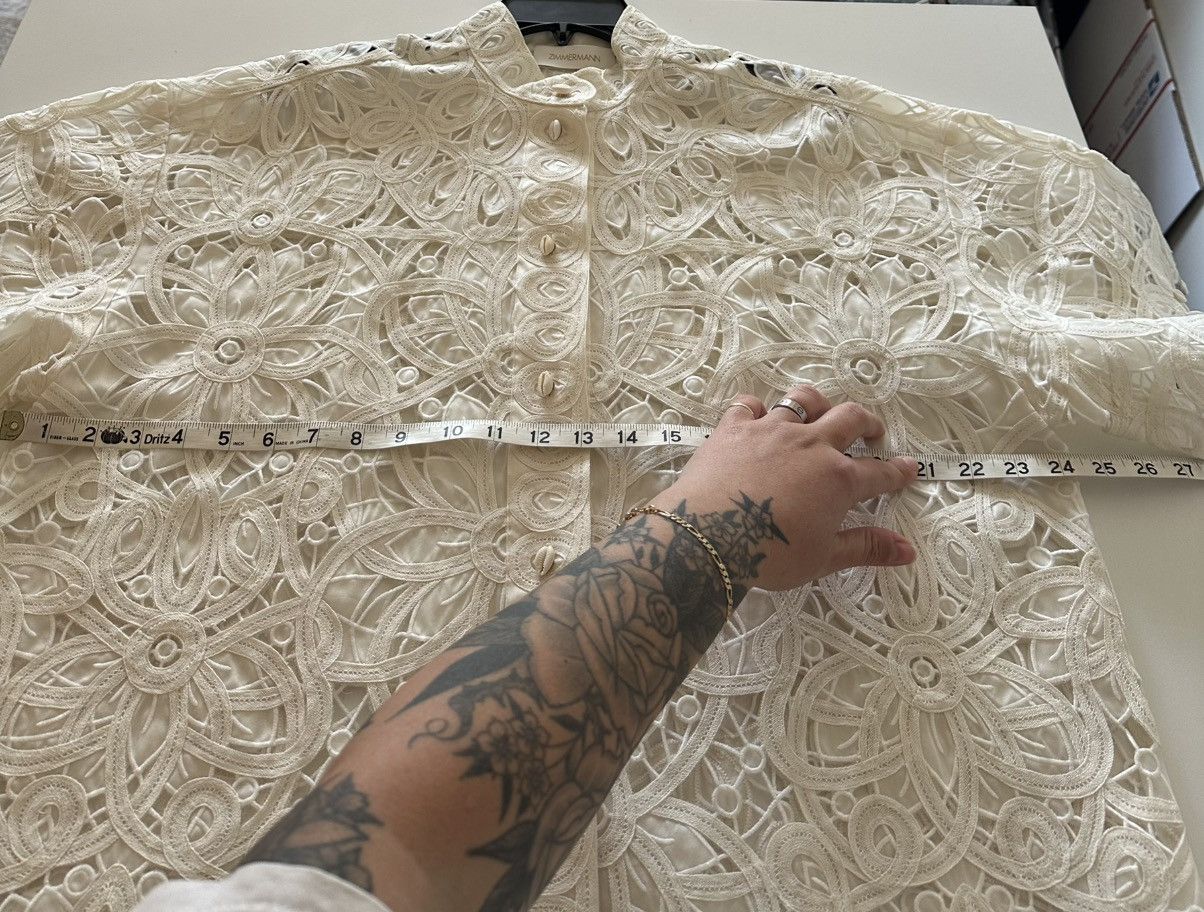 Zimmermann Zimmermann Wavelength Shirtdress Silk Seashell Fringe Runway Size XS / US 0-2 / IT 36-38 - 4 Thumbnail