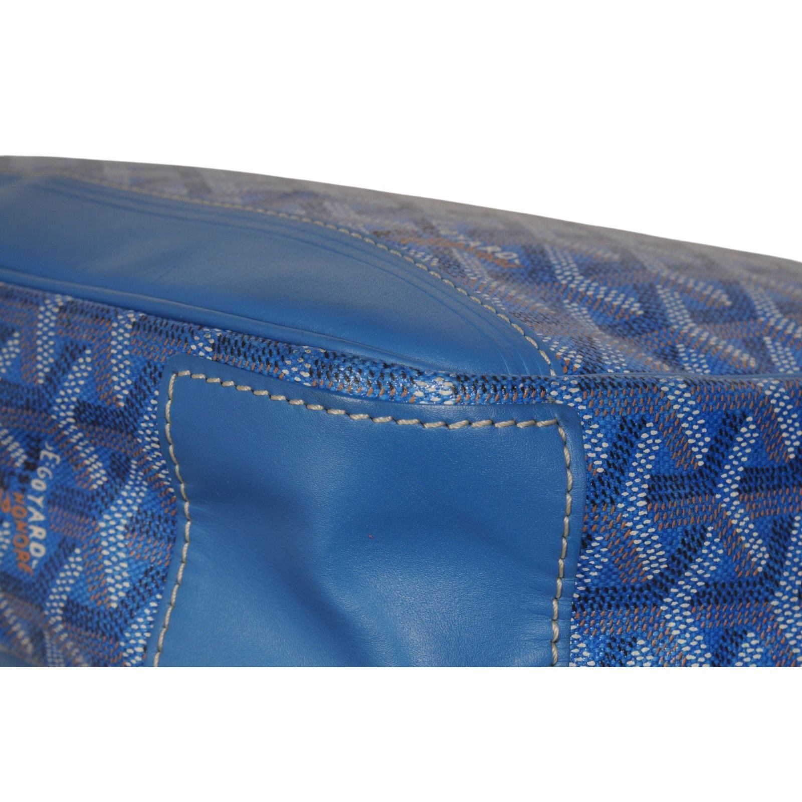 Goyard Grand Bleu MM Messenger Travel Bag Blue Laptop Size ONE SIZE - 15 Thumbnail