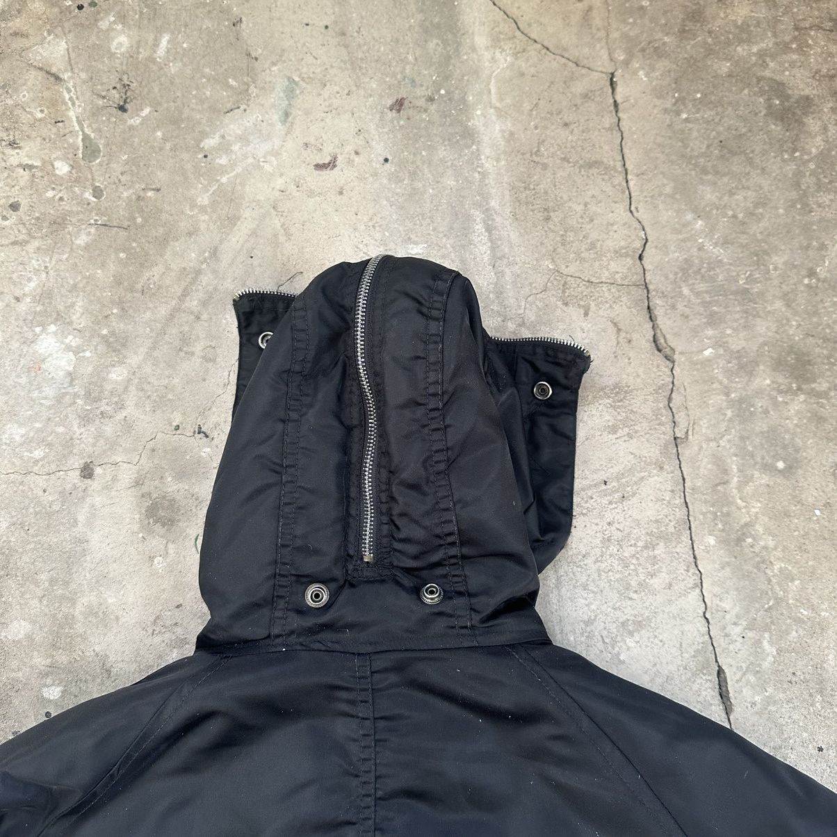 If Six Was Nine 2000s SEMS - Fur Hooded N3B Bomber Jacket Size US L / EU 52-54 / 3 - 9 Thumbnail