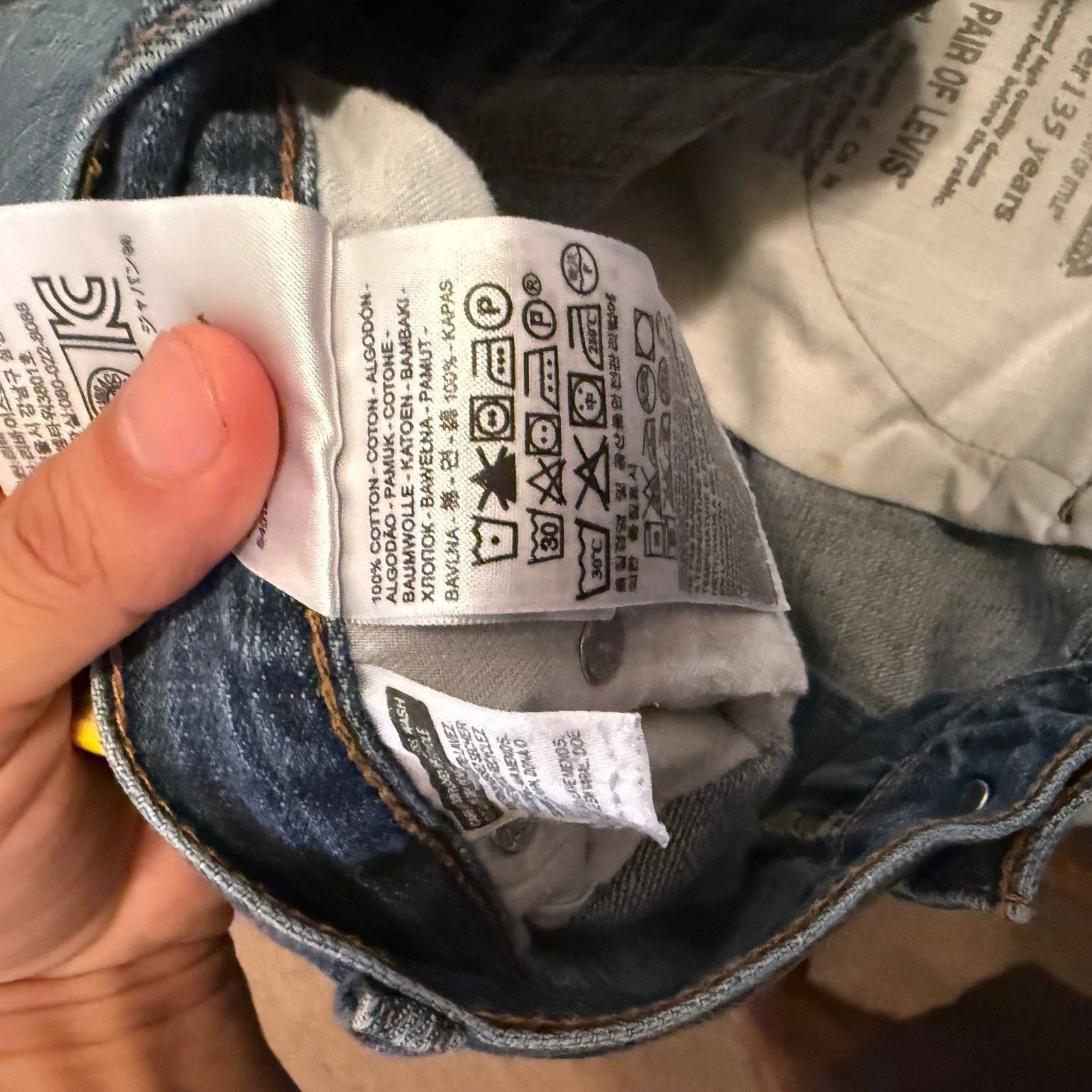 Levi's Levi's 559 Men's Jeans Light Blue Denim Classic Fit 38x30 Size US 38 / EU 54 - 8 Thumbnail