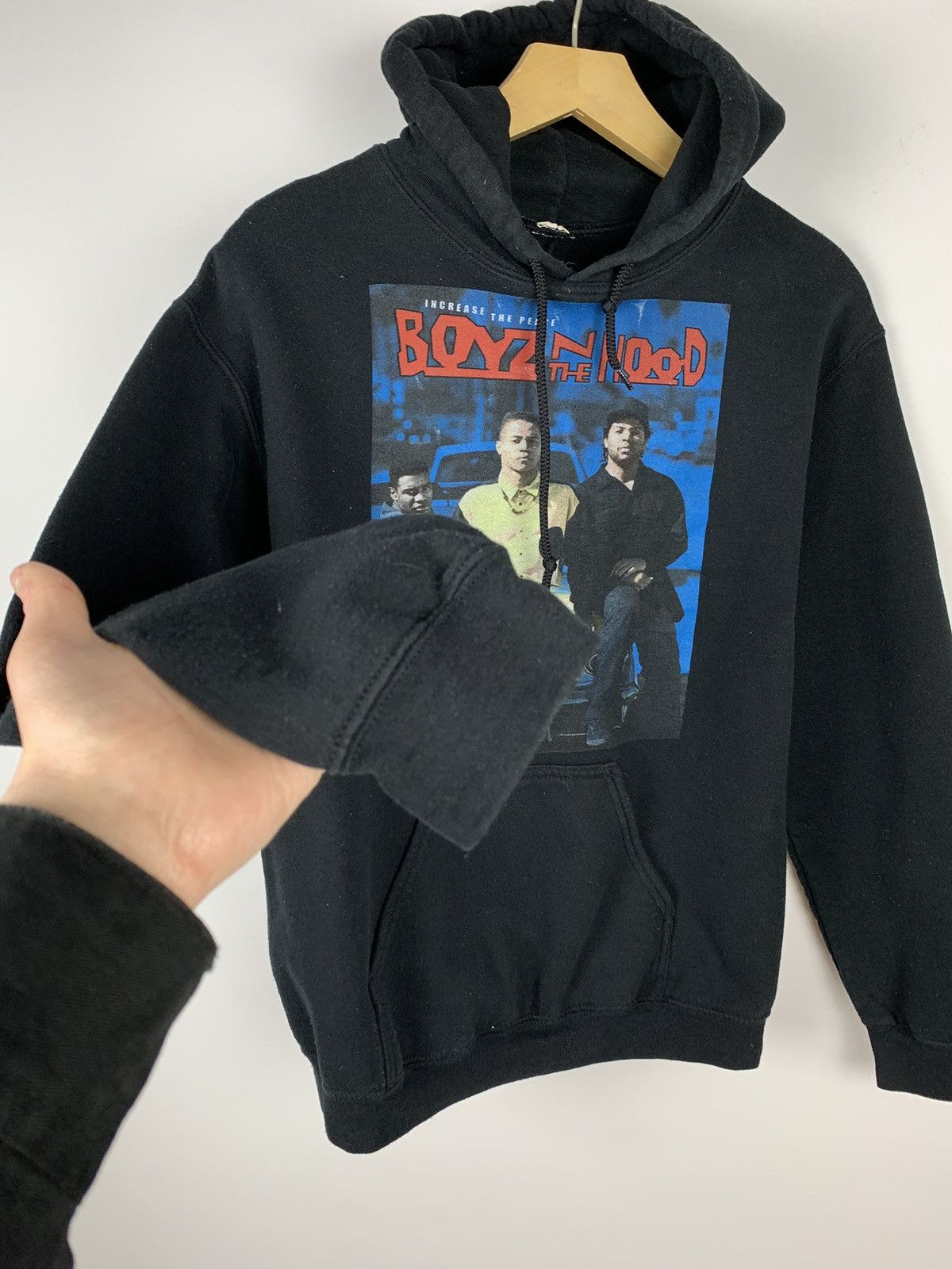 Rap Tees Vintage Ice Cube Hoodie Boys In The Hood Faded Black Hood Size US S / EU 44-46 / 1 - 7 Thumbnail