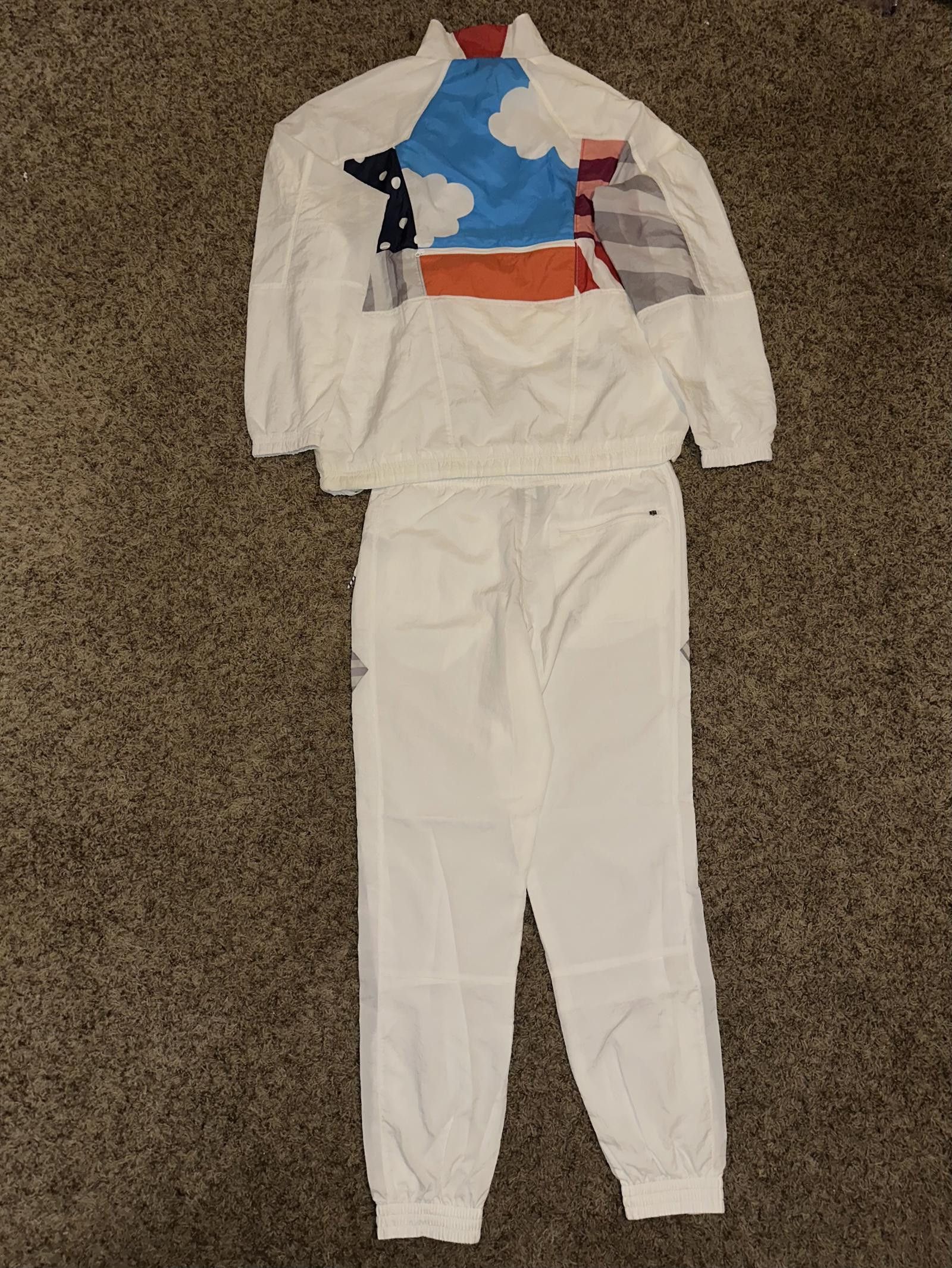 Nike Nike x Parra Woven Warm Up Tracksuit (Jacket and Pants Set) Size US M / EU 48-50 / 2 - 2 Thumbnail