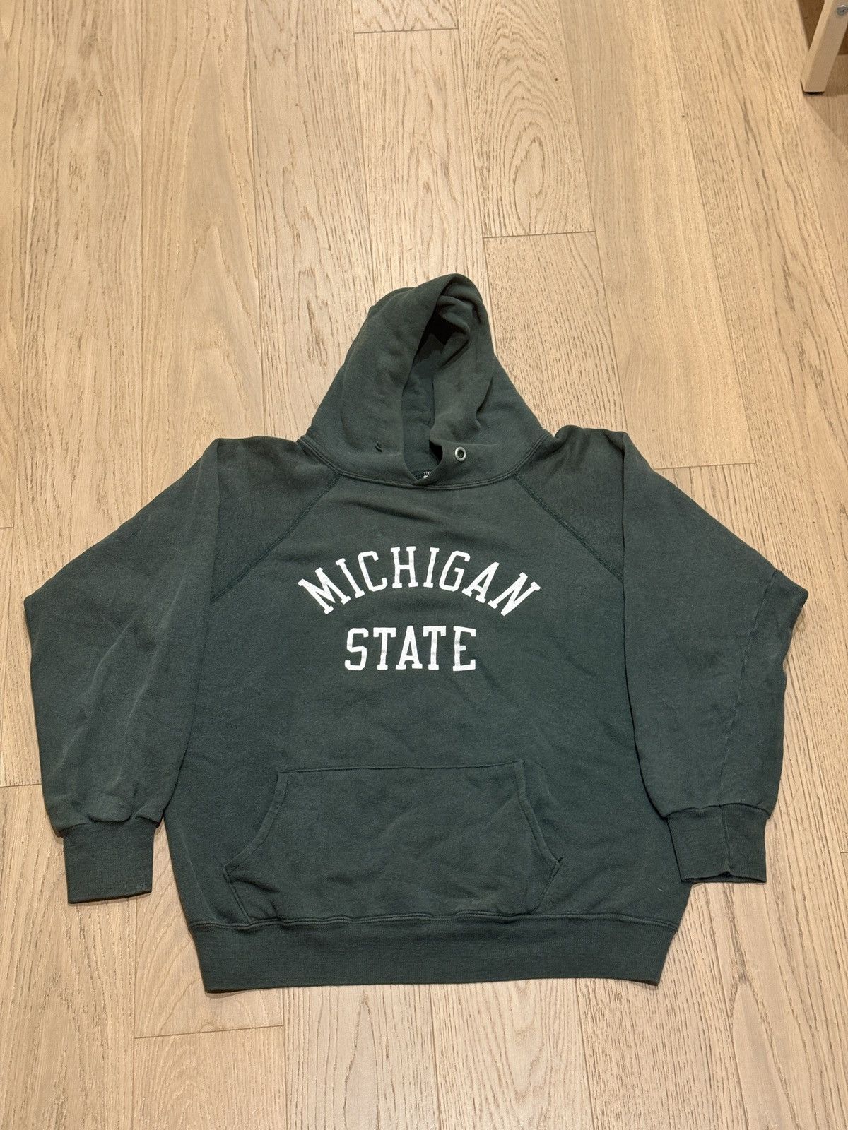 Champion 1970s Champion Blue Bar Hoodie Michigan State Size US S / EU 44-46 / 1 - 1 Thumbnail