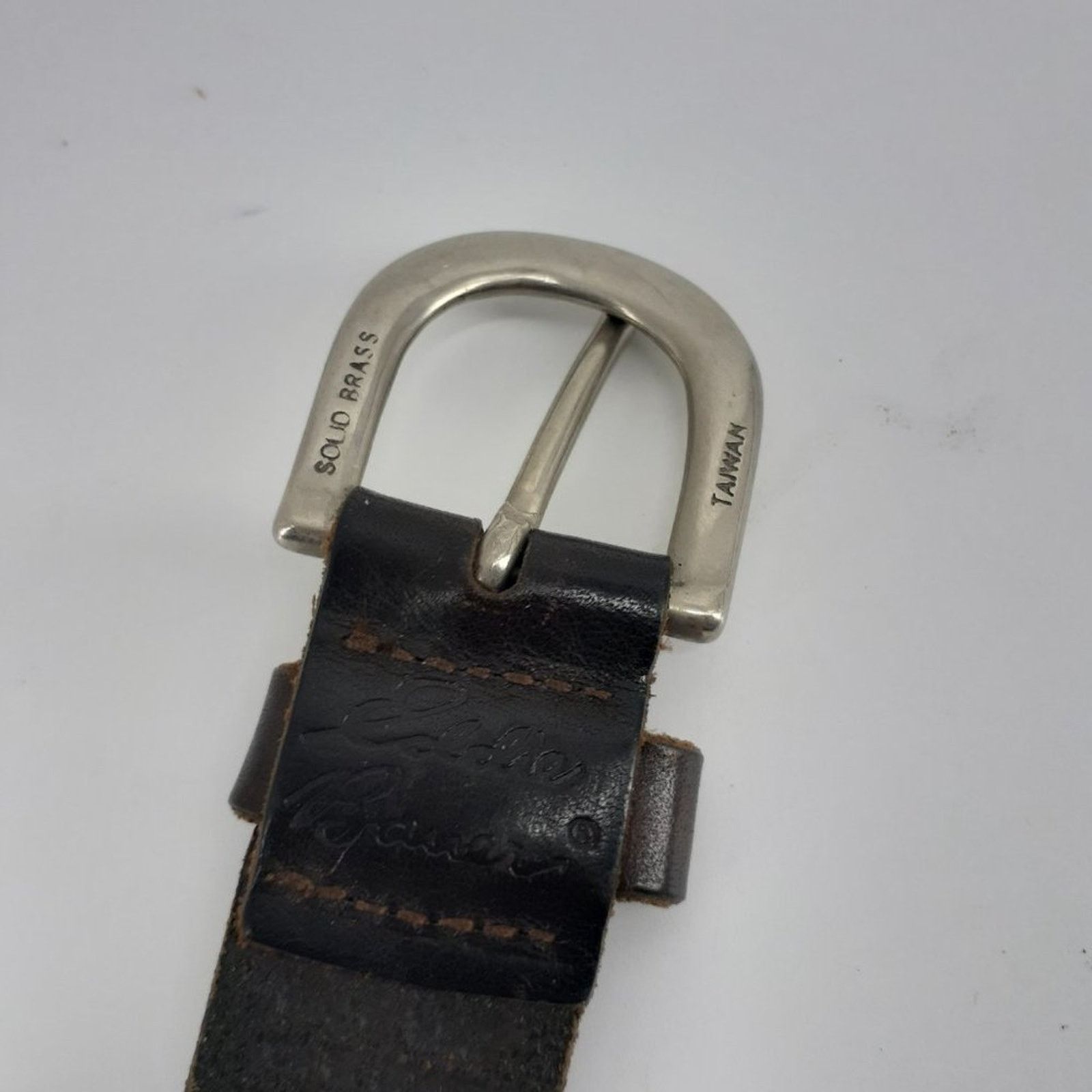 Eddie Bauer Eddie Bauer Women's Braided Dark Brown Leather Belt M Size ONE SIZE - 4 Thumbnail