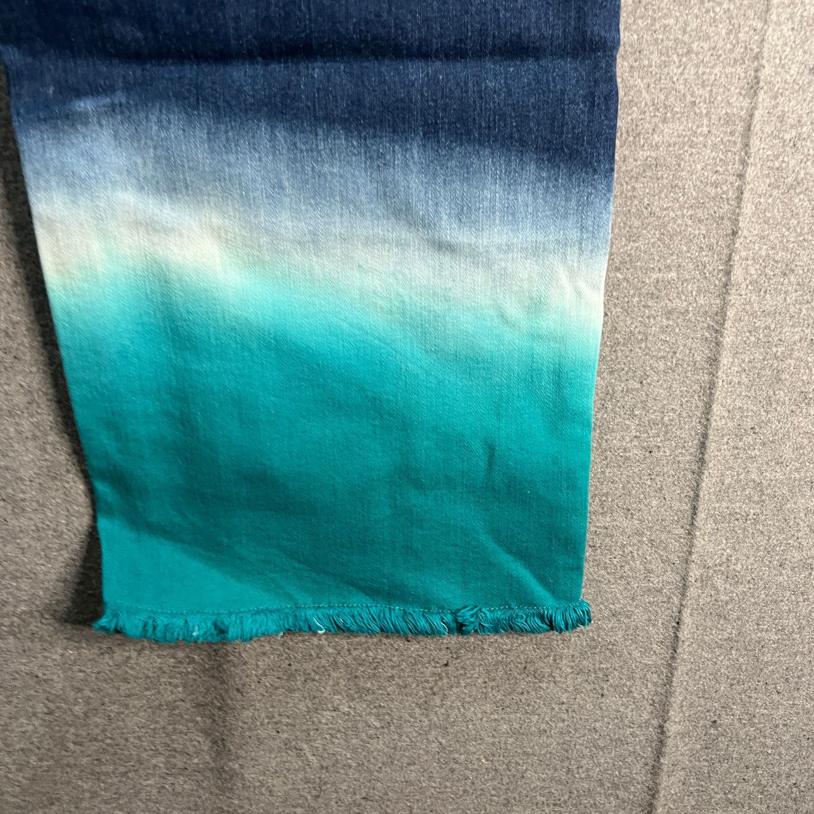 Other Susan Graver Stretch Denim Jean with Dip Dye Detail Bleached Size 22" - 5 Thumbnail