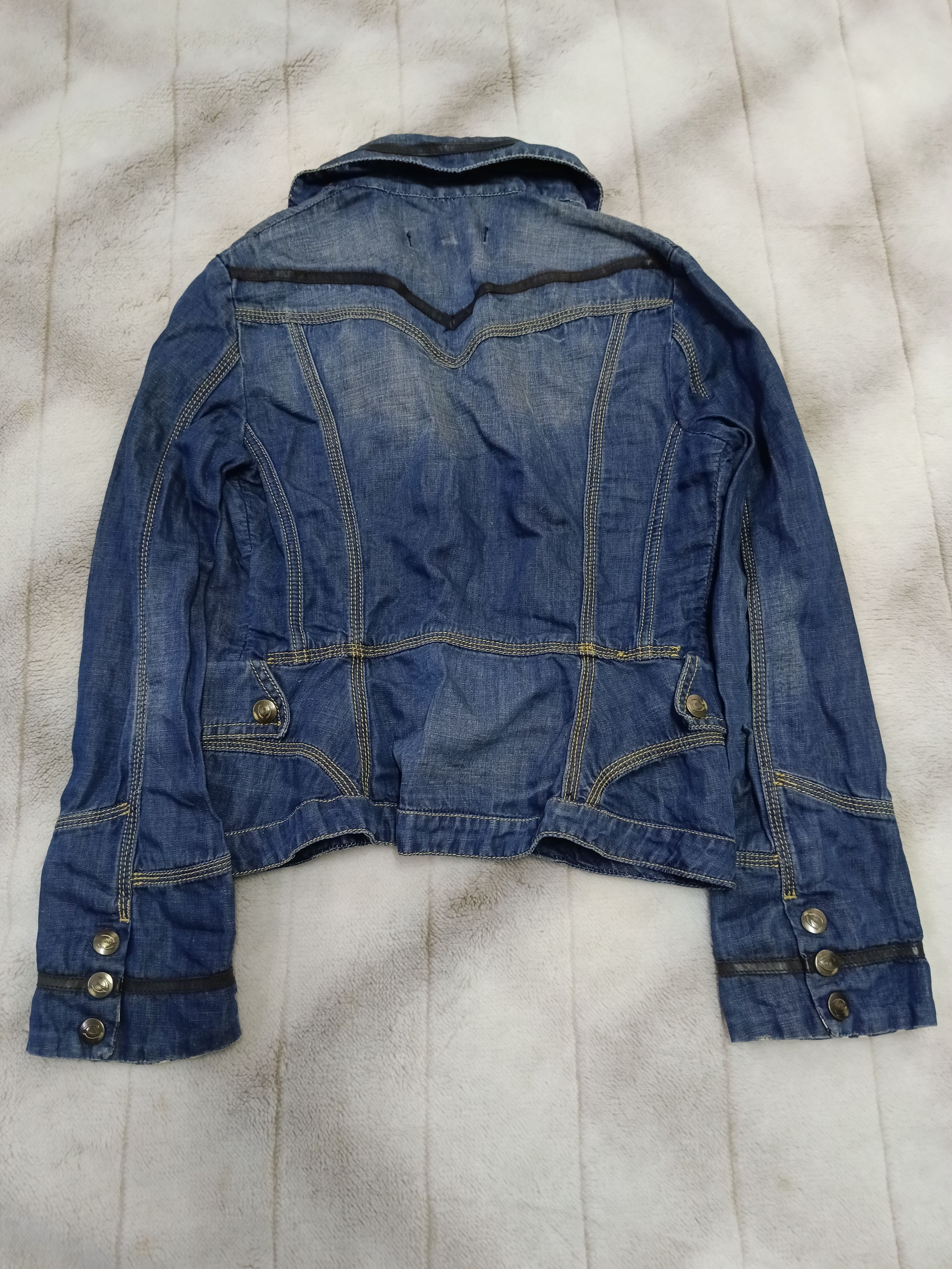 Just Cavalli JUST CAVALLI DENIM JACKET Size S / US 4 / IT 40 - 4 Thumbnail