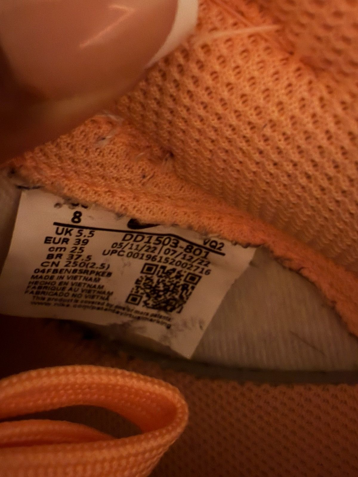Nike Women’s Nike Dunk Low “Peach Cream” Size US 8 / IT 38 - 7 Thumbnail