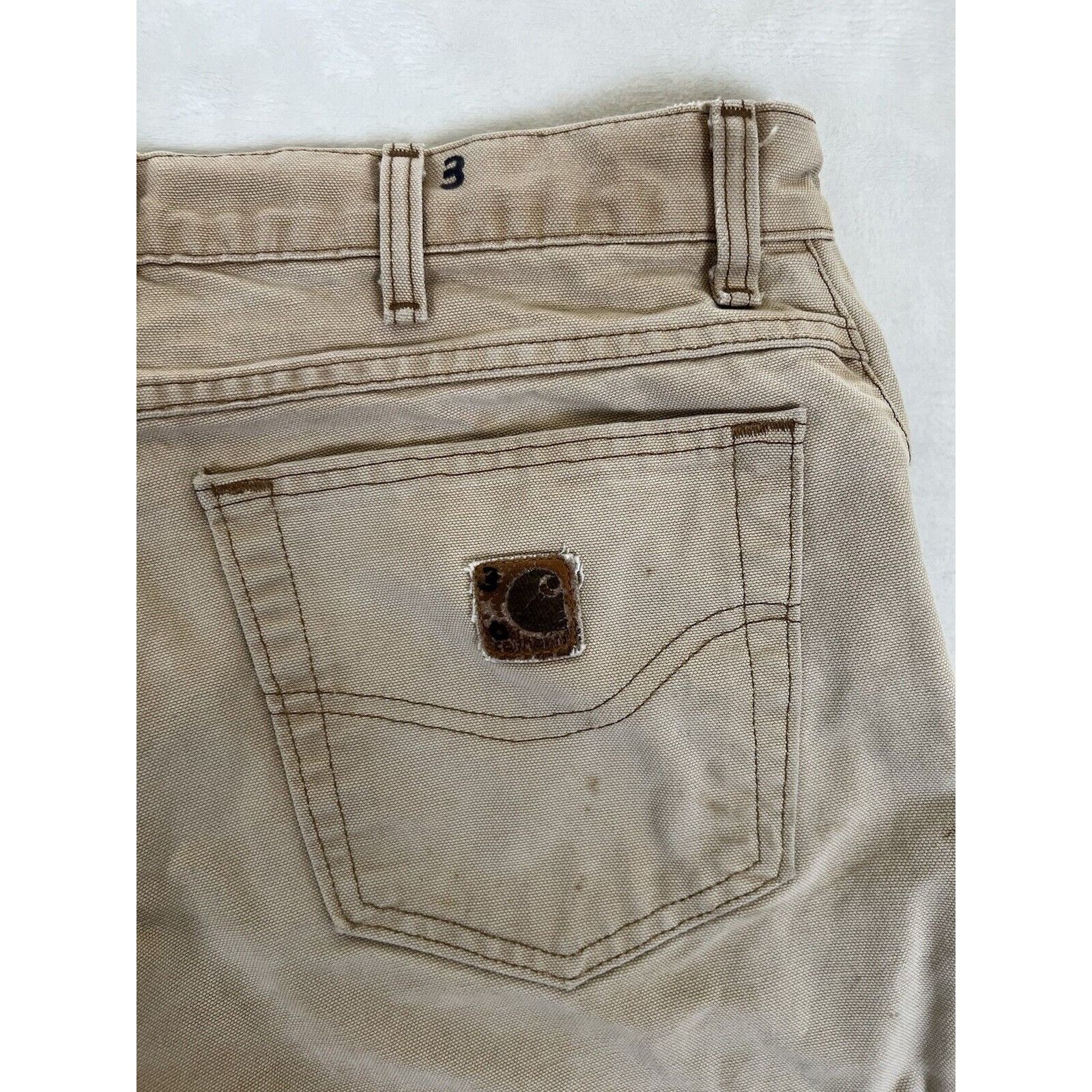 Carhartt Vintage Carhartt B72 BRN Pants Size 32x30 USA Made Stained G Size US 32 / EU 48 - 15 Thumbnail