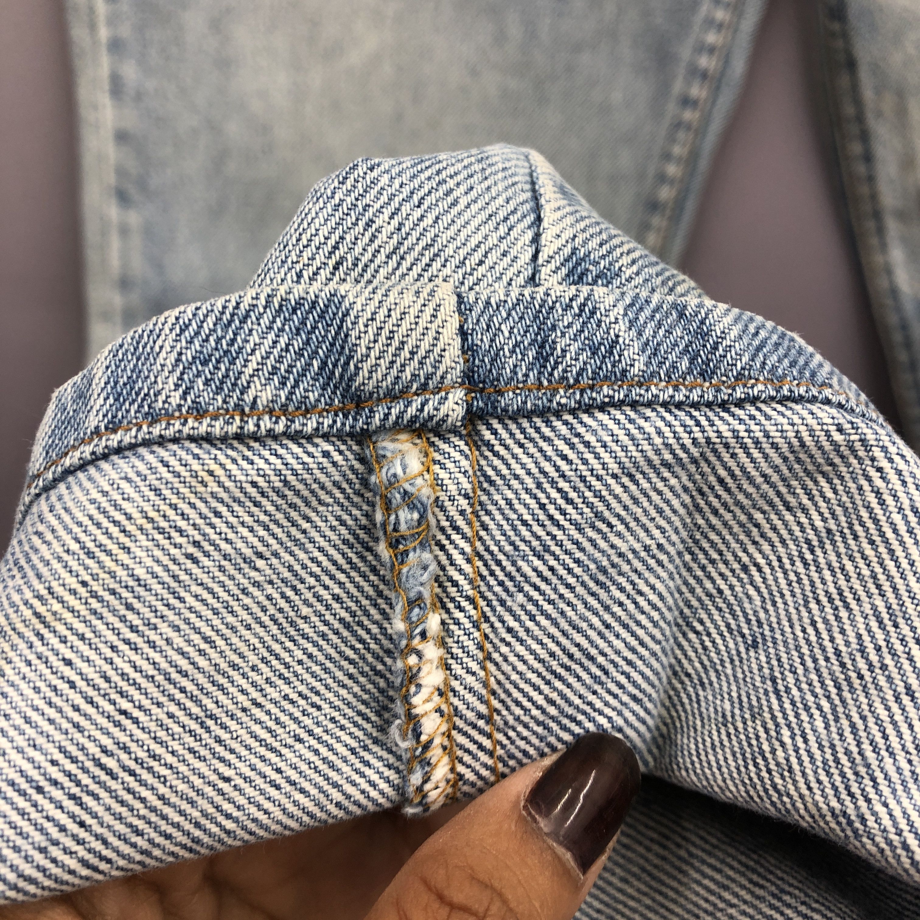 Levi's 90s Dirty Levis 515 Faded Stone Wash Jeans Light Wash Denim Size 28" / US 6 / IT 42 - 7 Thumbnail