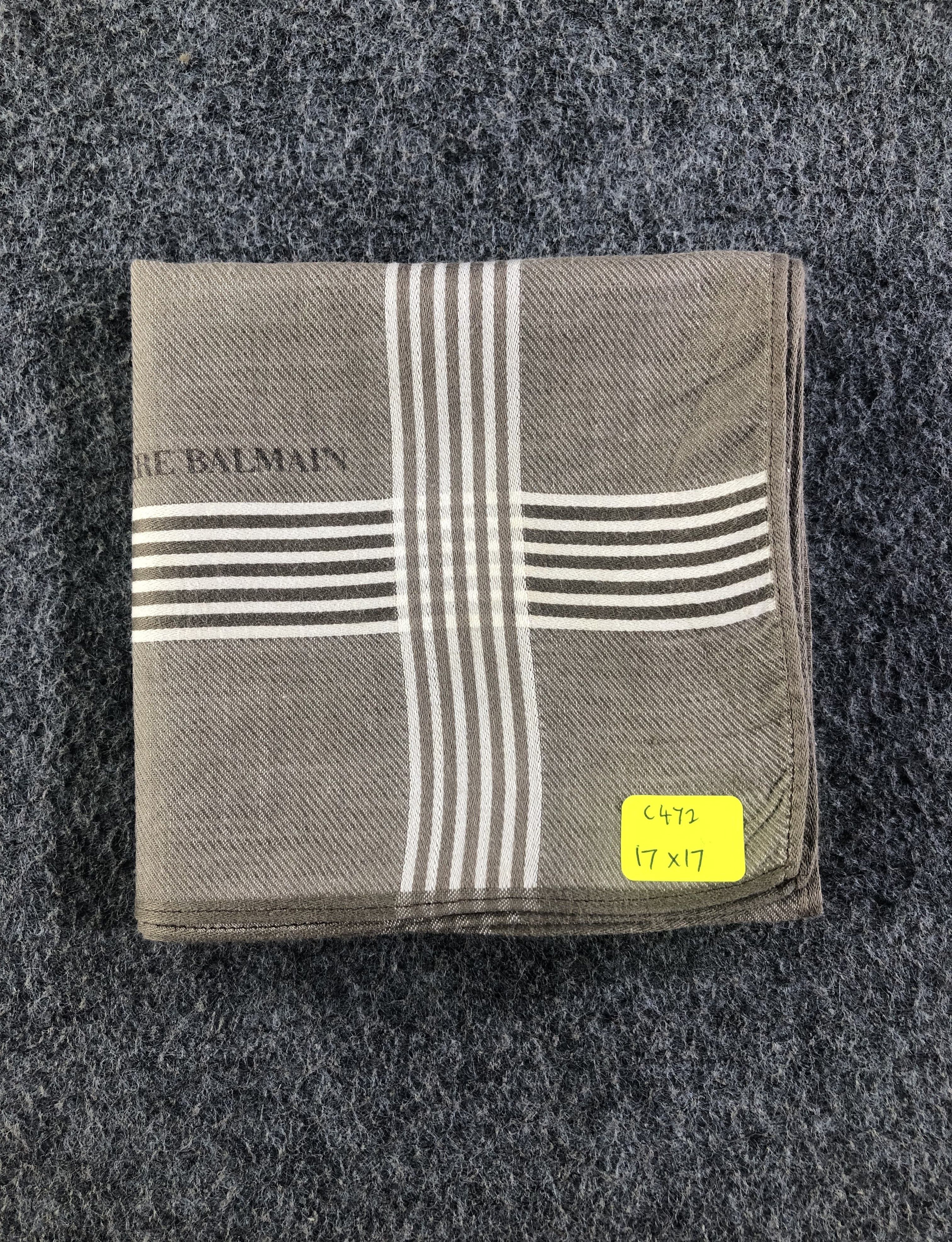 Pierre Balmain Pierre Balmain Handkerchief / Bandana / Neckerchief C472 Size ONE SIZE - 6 Thumbnail