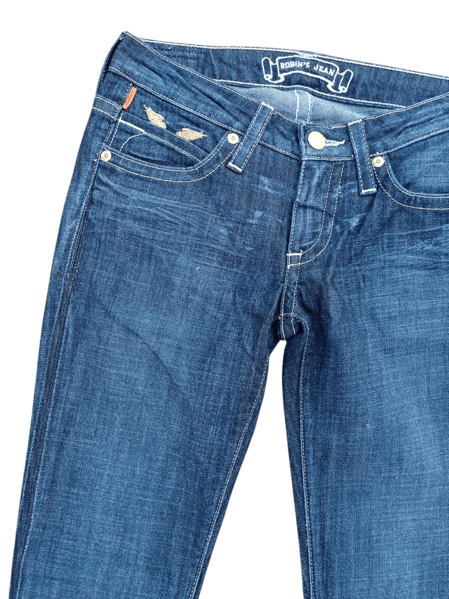 Robins Jeans FLARED Robins Jeans Embroidery Logo Denim Size US 26 / EU 42 - 10 Thumbnail