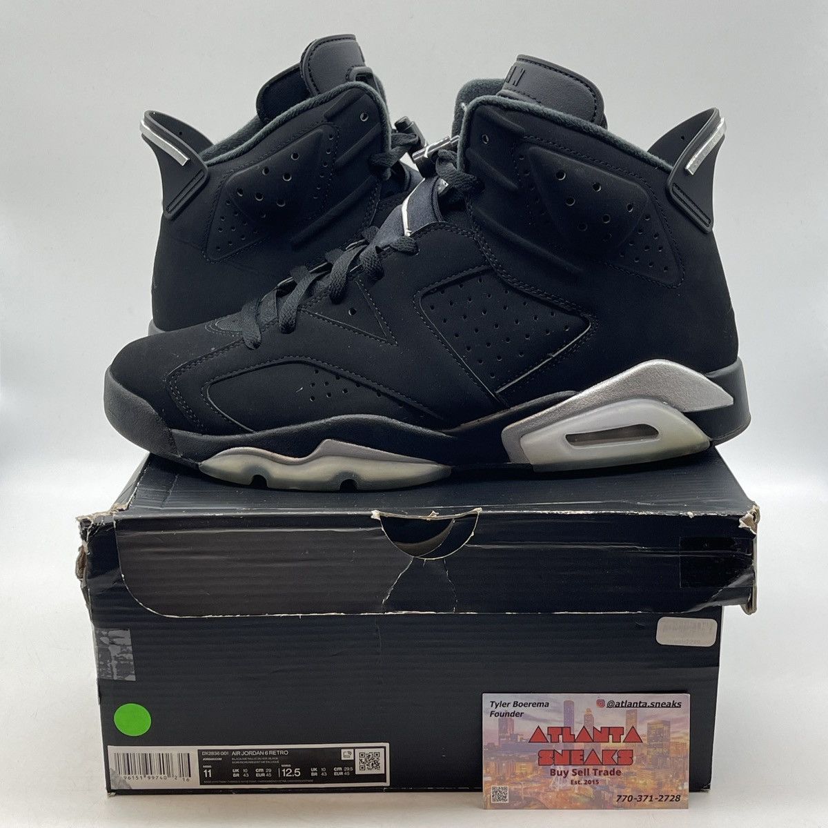 Jordan Brand Air Jordan 6 chrome Size US 11 / EU 44 - 1 Thumbnail