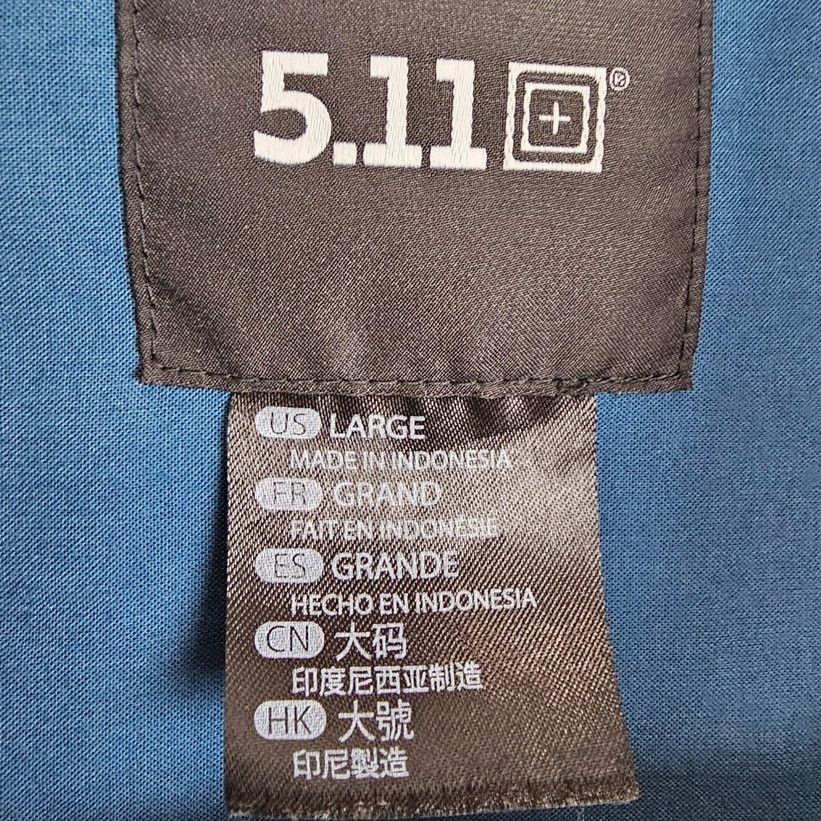 5.11 5.11 Tactical Mens Button Down Shirt L Work Utility Outdoor Size US L / EU 52-54 / 3 - 6 Thumbnail