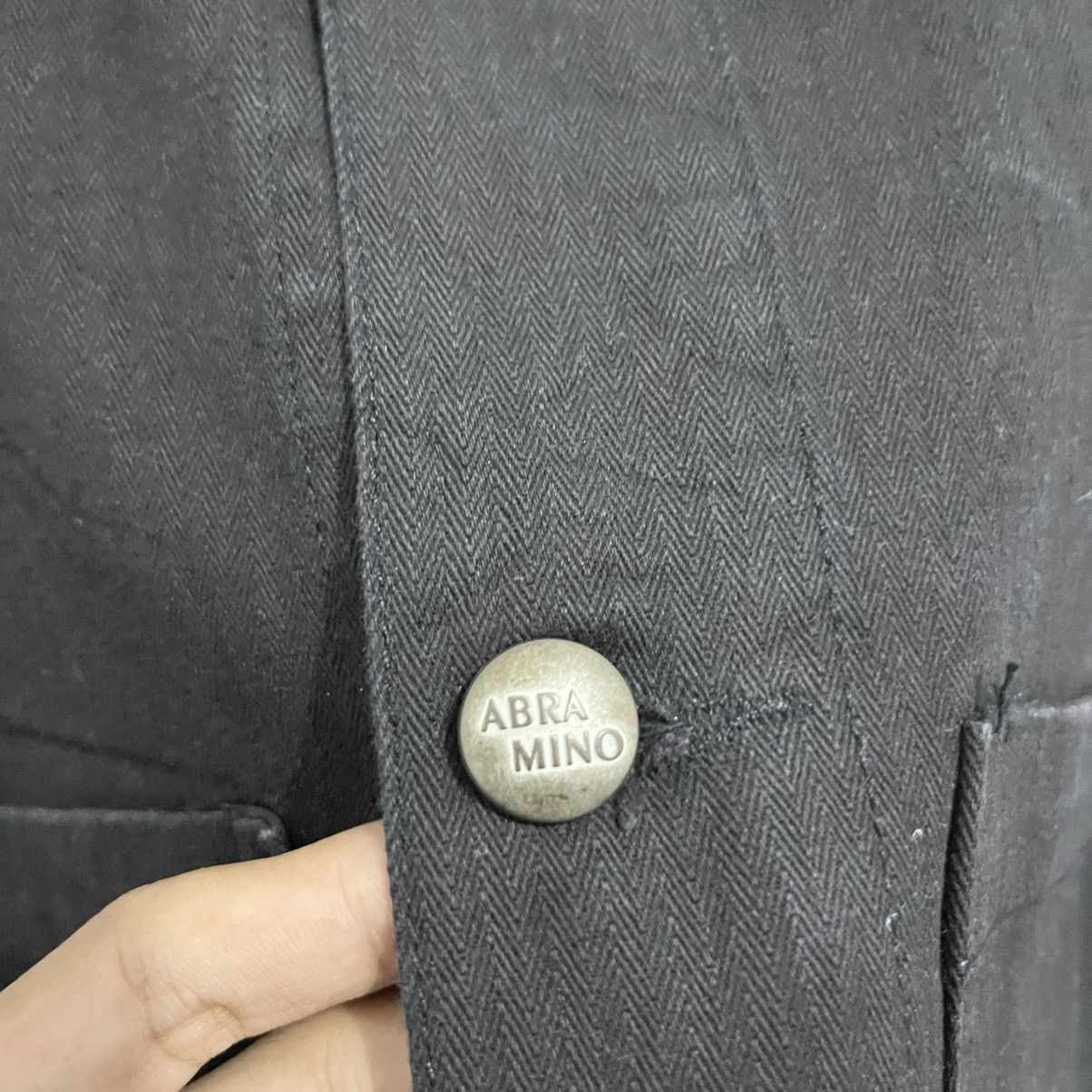 Other Abra Mino Black Cotton Canvas Chore Jacket Size US L / EU 52-54 / 3 - 5 Thumbnail