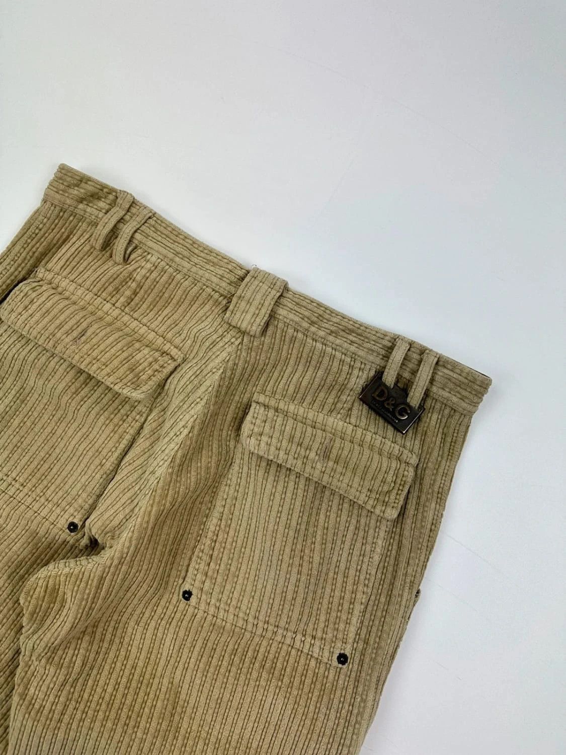 Dolce & Gabbana Dolce Gabbana 00´’s Corduroy Cargo Pants Size US 38 / EU 54 - 5 Thumbnail