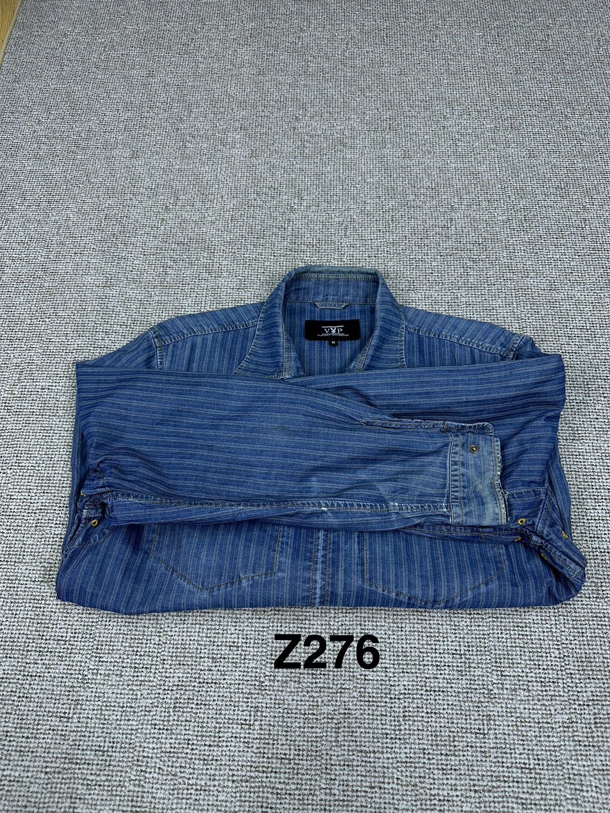 Playboy Playboy VIP Collection Denim Zipper Jacket Z276 Size US M / EU 48-50 / 2 - 12 Thumbnail