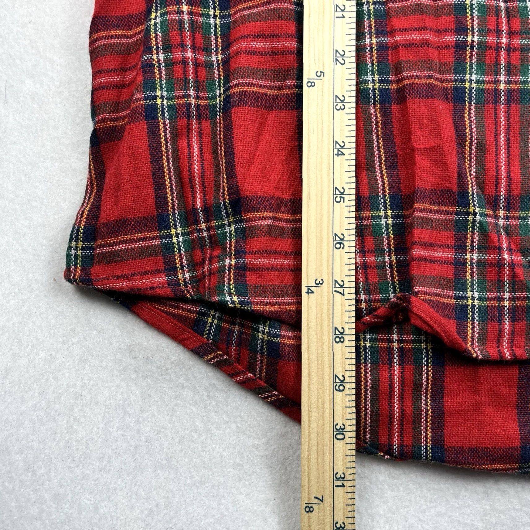 Sears VINTAGE Sears Fieldmaster Flannel Shirt XL Red Plaid NWT Wool Blend 60s 70s Rockabilly Mens Size US XL / EU 56 / 4 - 5 Thumbnail