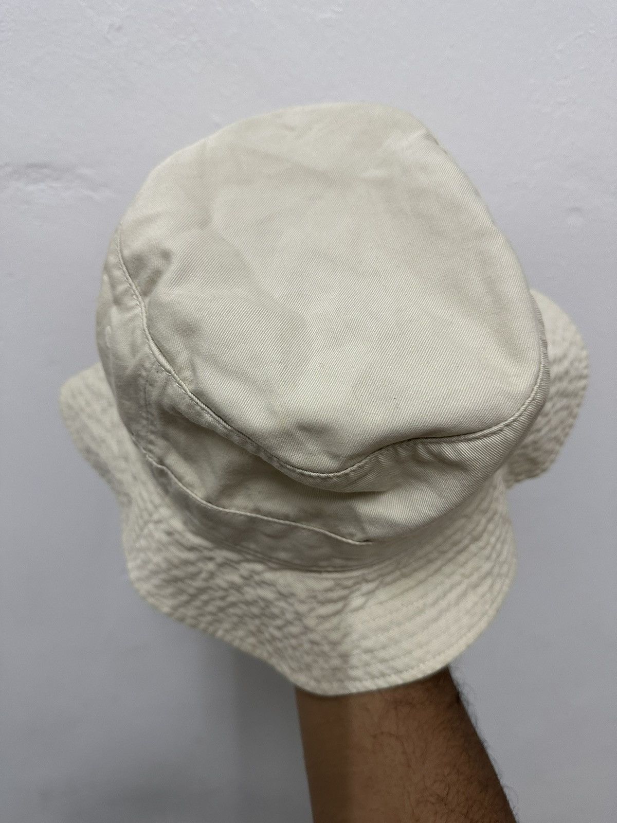 Vintage 🔥Vintage🔥 Polo RL White Bucket Hat Size ONE SIZE - 4 Thumbnail