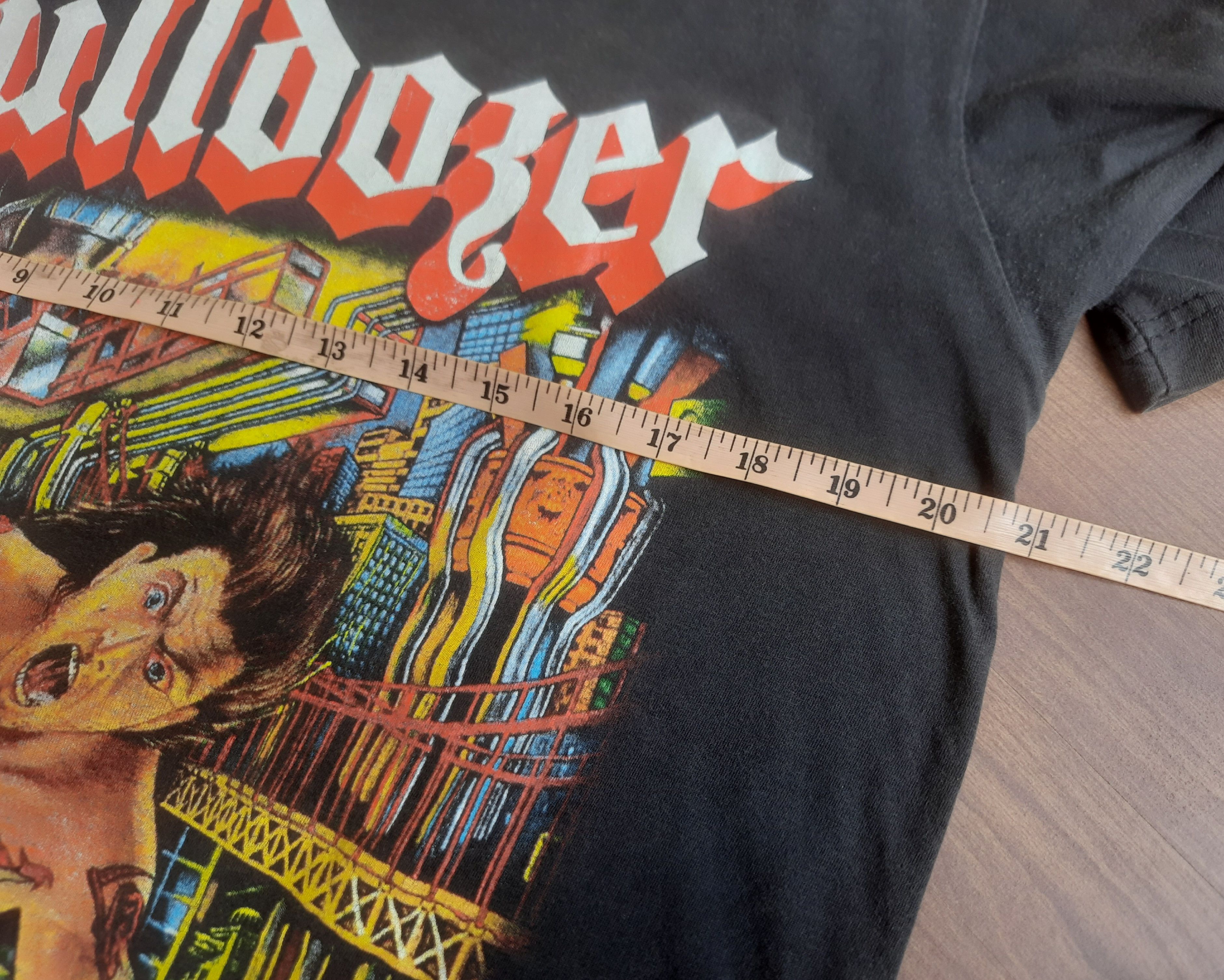 Band Tees Vintage BULLDOZER NEURODELIRI Cover Album T-Shirts Size US M / EU 48-50 / 2 - 8 Thumbnail