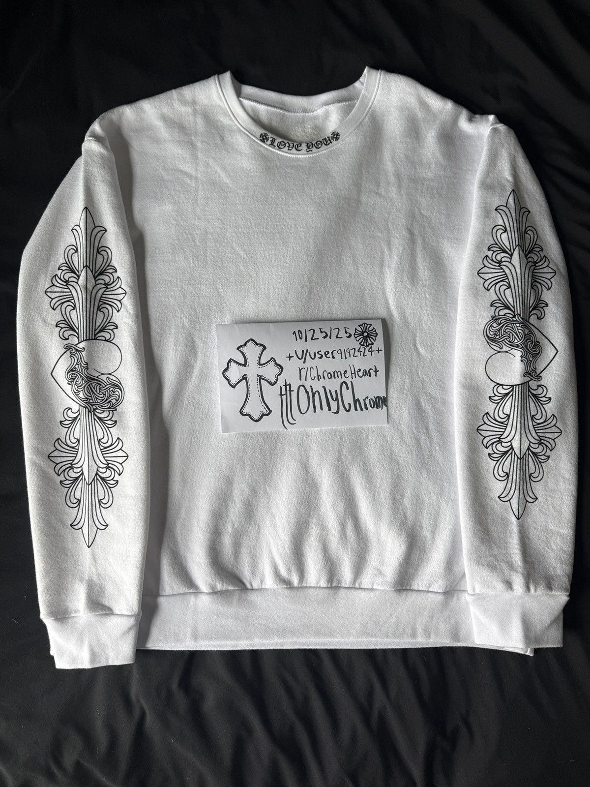 【限定最新作】CHROME HEARTS LOVE YOU Chrome Hearts Love You | Grailed